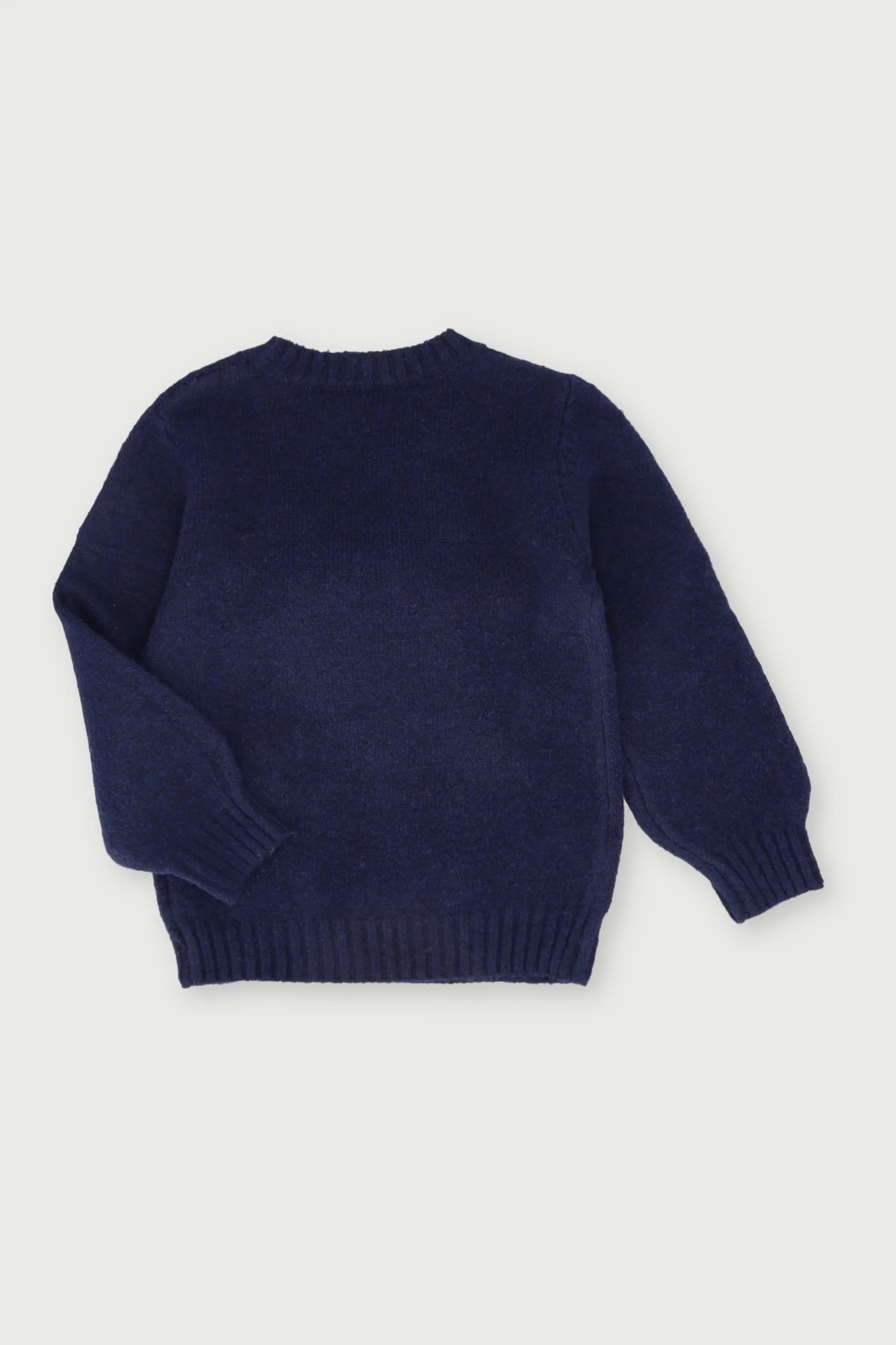 Pre-Girls Bow Jersey  - Navy - Image 2