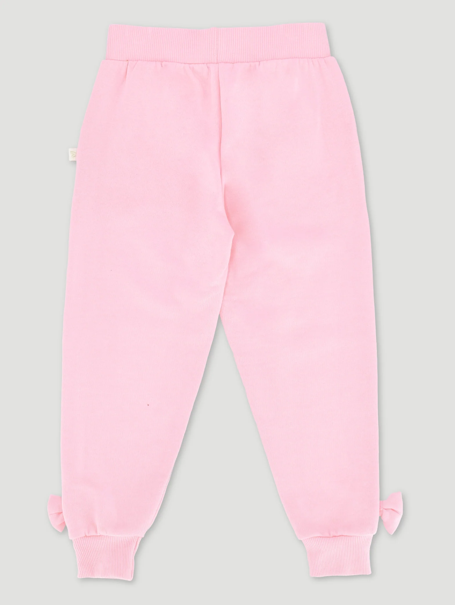 Pre-Girls Bow Jogger - Pink - Image 2