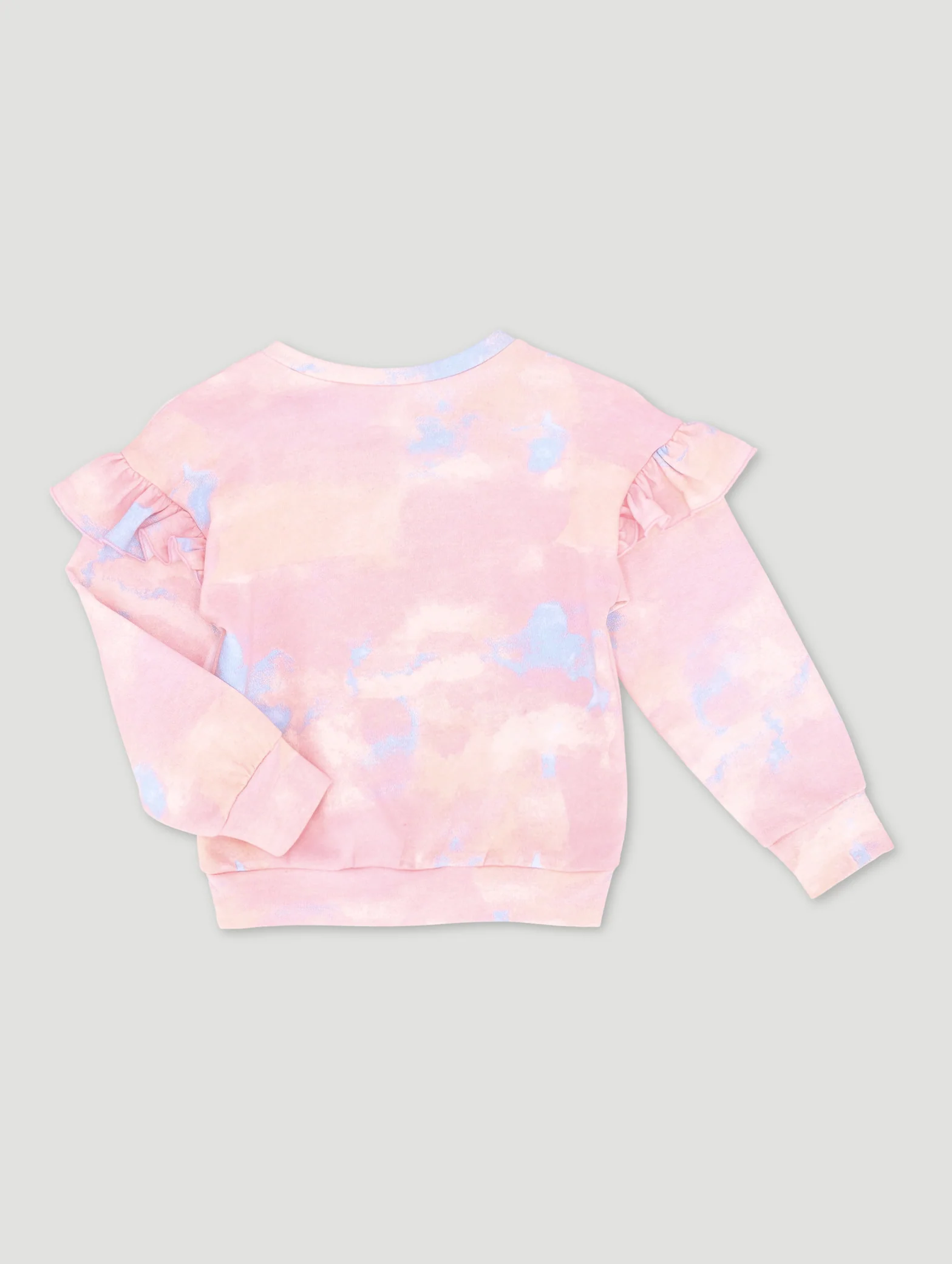 Pre-Girls Brushed Fleece Top - Light Pink - Image 2