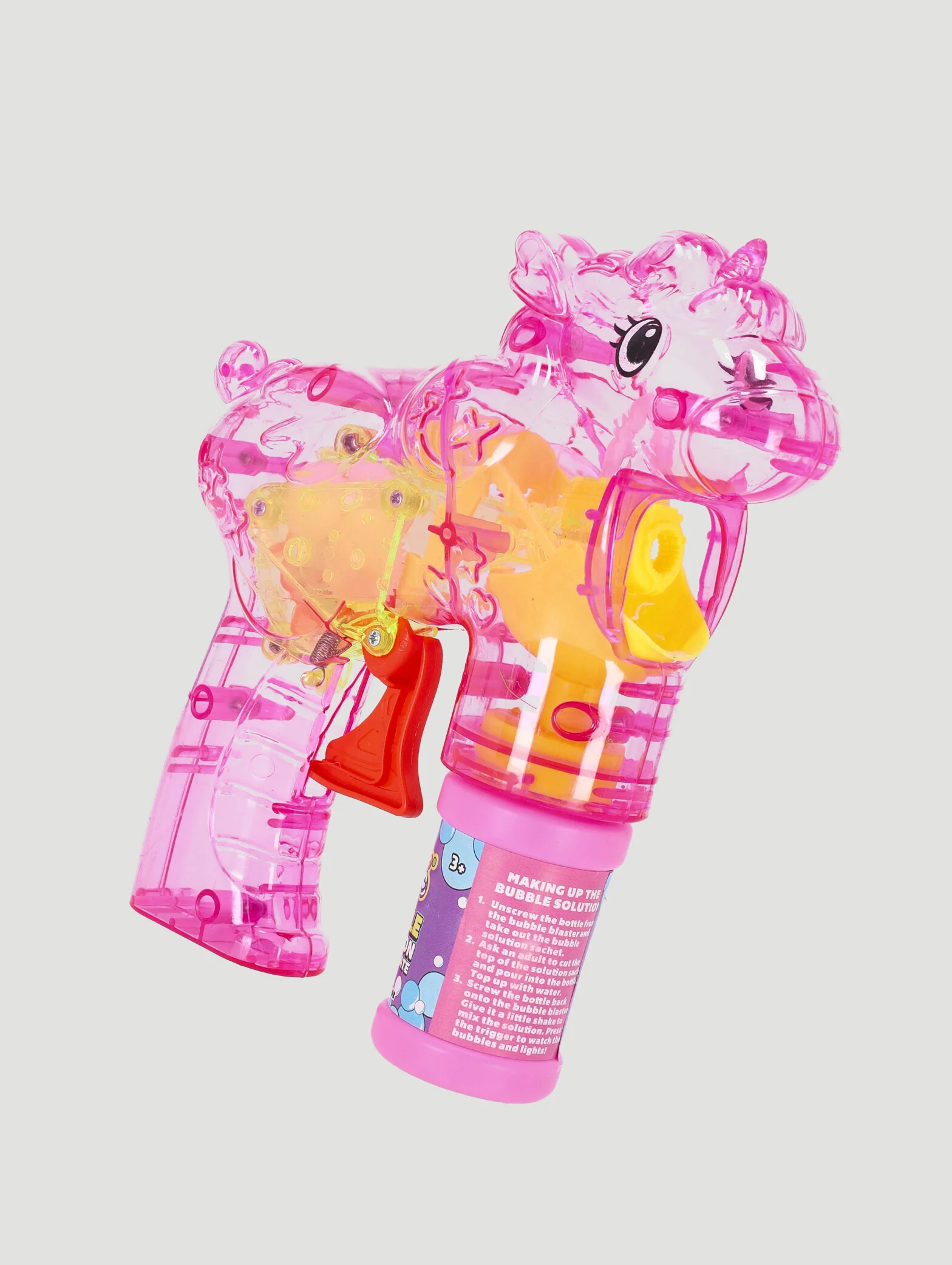 Pre-Girls Bubbletastic Unicorn Bubble Gun Light Up - Multi - Image 2