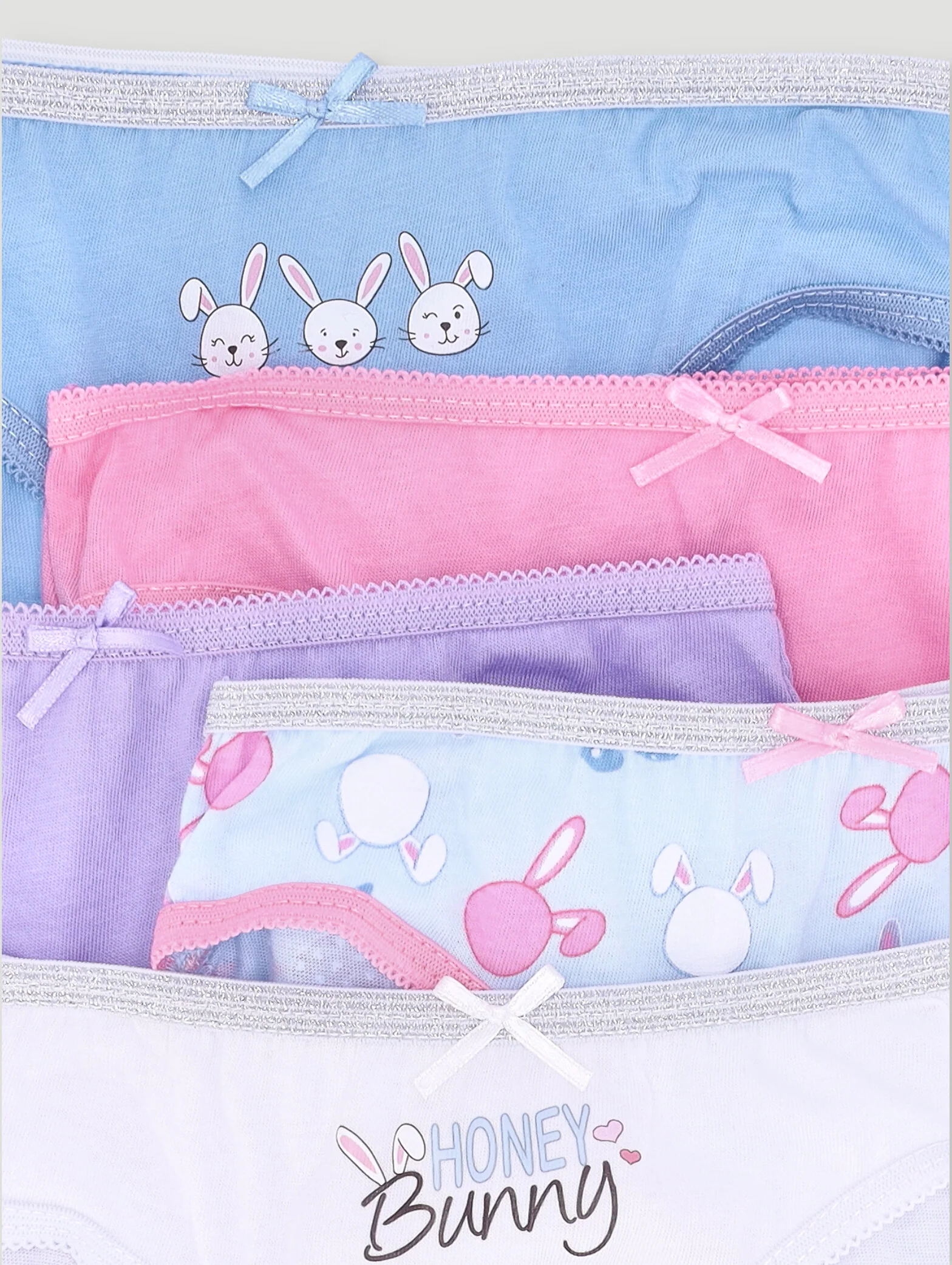 Pre-Girls Bunny Panties - Multi - Image 2