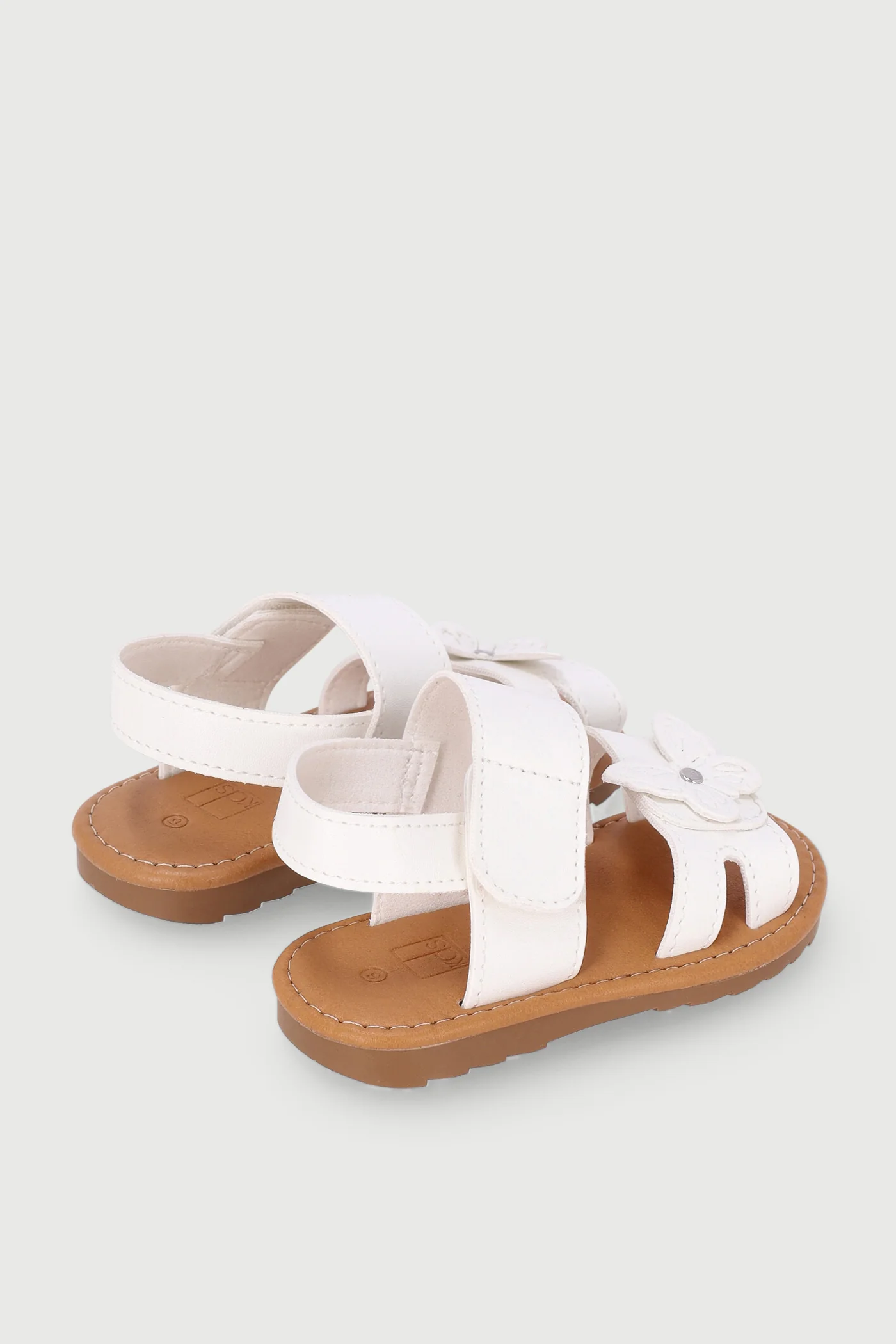 Pre-Girls Butterfly Comfort Sandal - White - Image 4