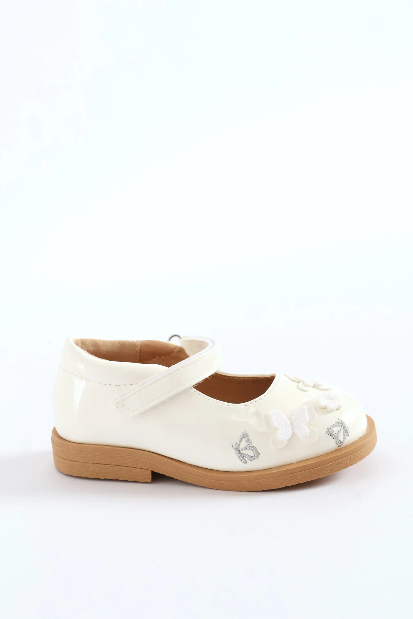 Pre-Girls Butterfly Comfort Shoe - White - Image 2