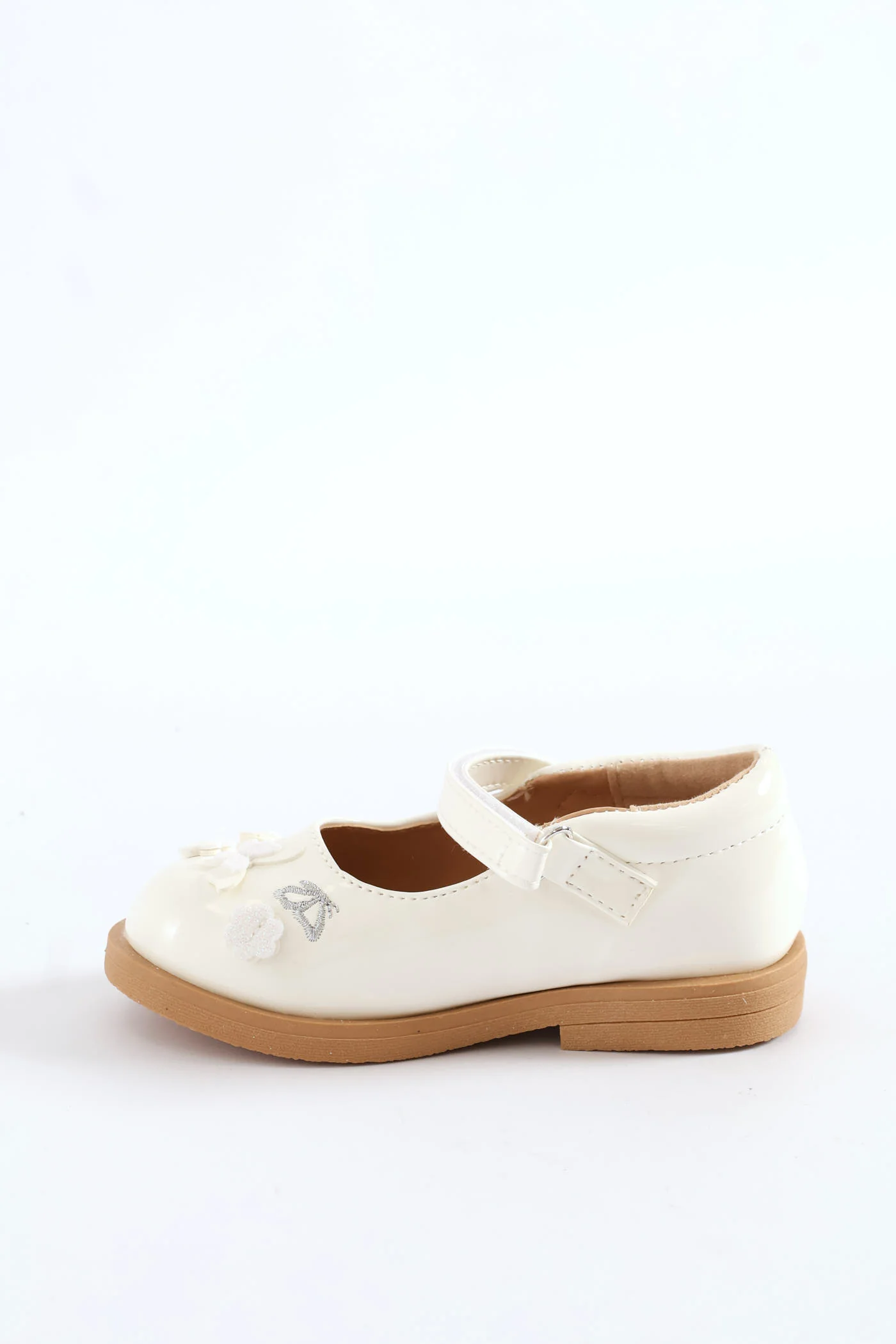 Pre-Girls Butterfly Comfort Shoe - White - Image 3