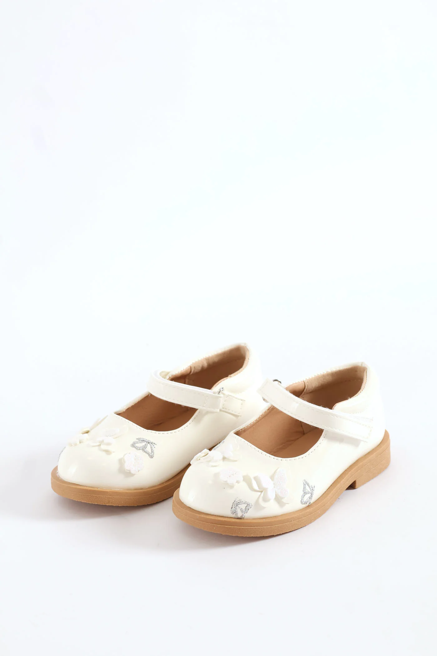 Pre-Girls Butterfly Comfort Shoe - White - Image 4