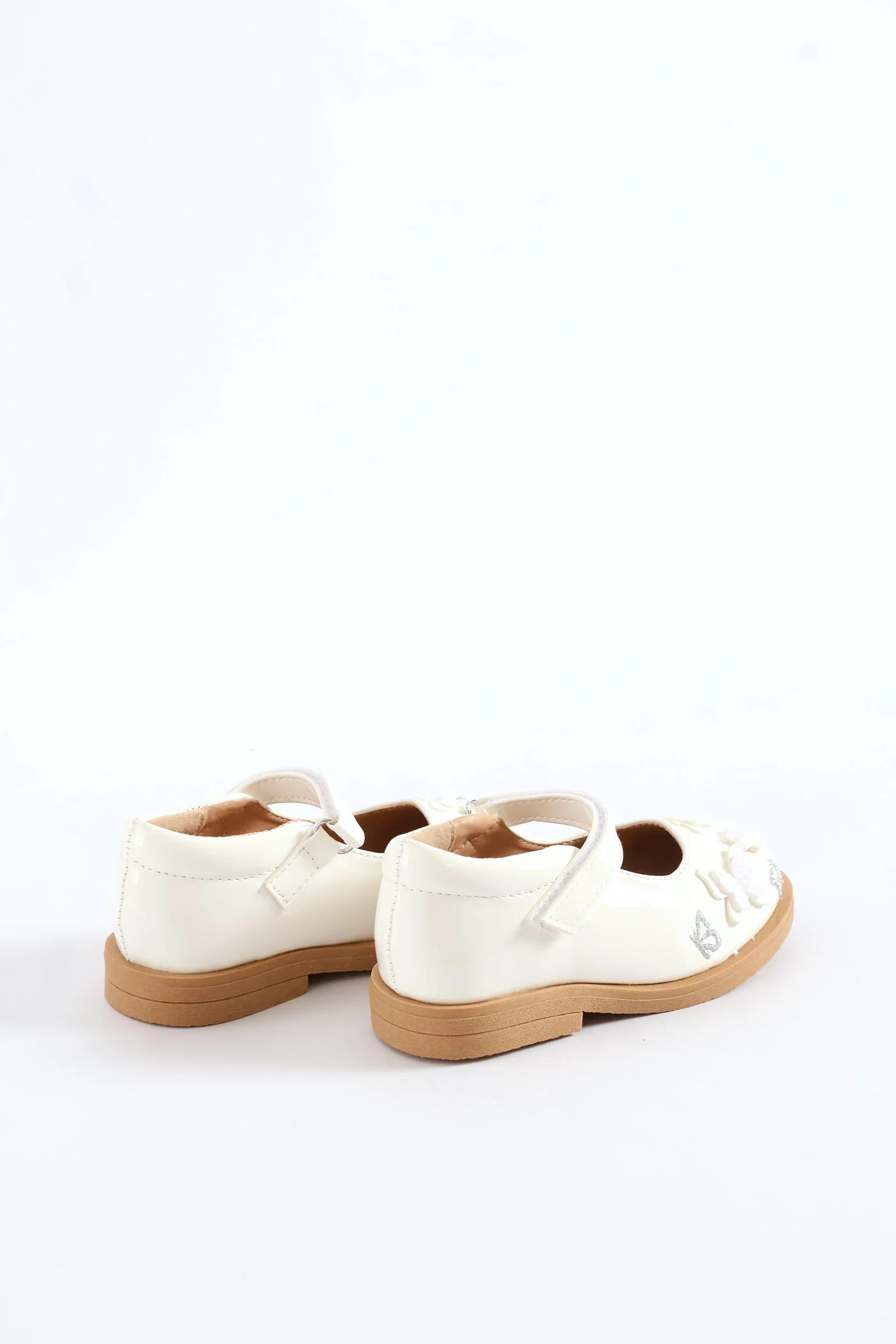 Pre-Girls Butterfly Comfort Shoe - White - Image 5