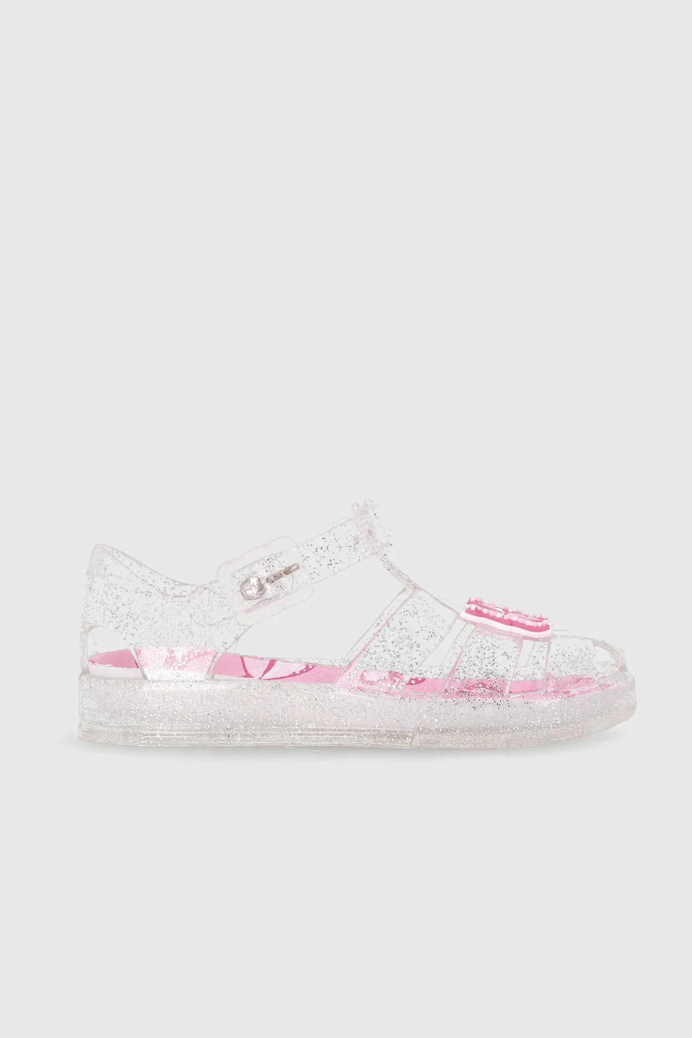 Pre-Girls Butterfly Jelly Sandal - Pink - Image 2
