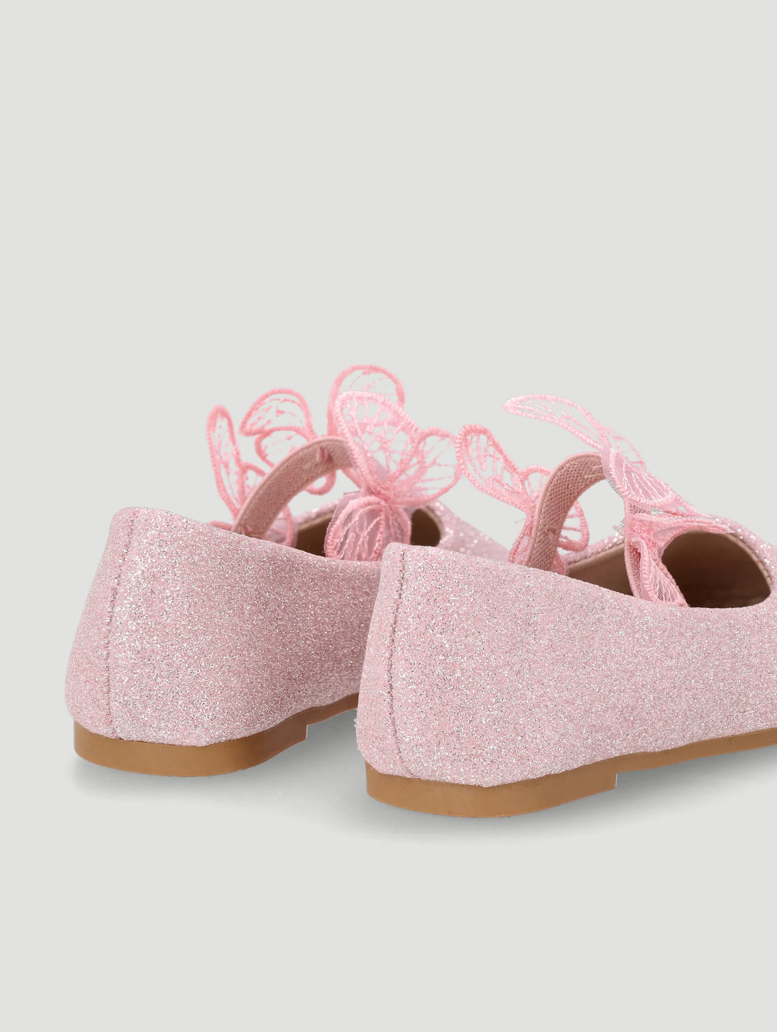 Pre-Girls Butterfly Pump - Pink - Image 5