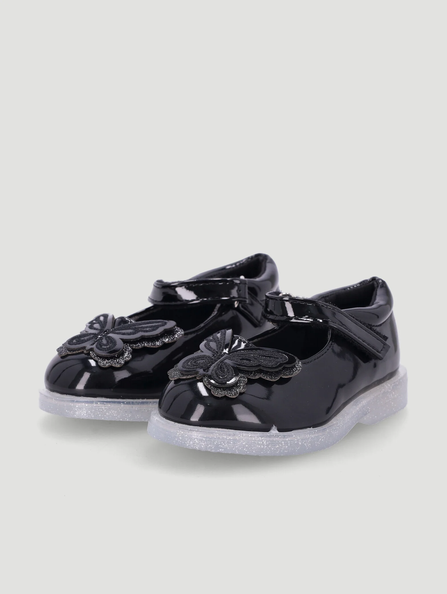 Pre-Girls Butterfly Shoe - Black - Image 2