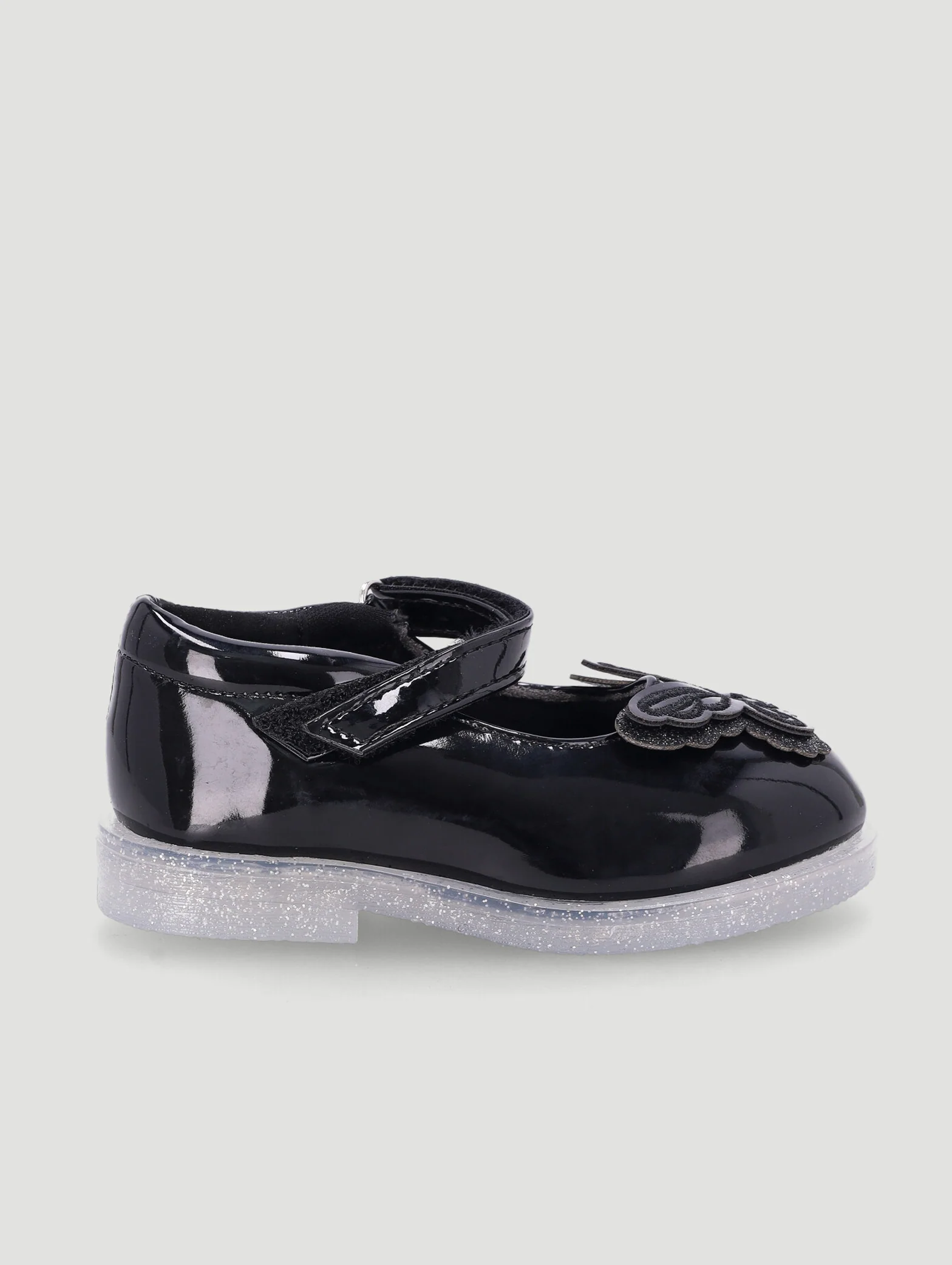 Pre-Girls Butterfly Shoe - Black - Image 3