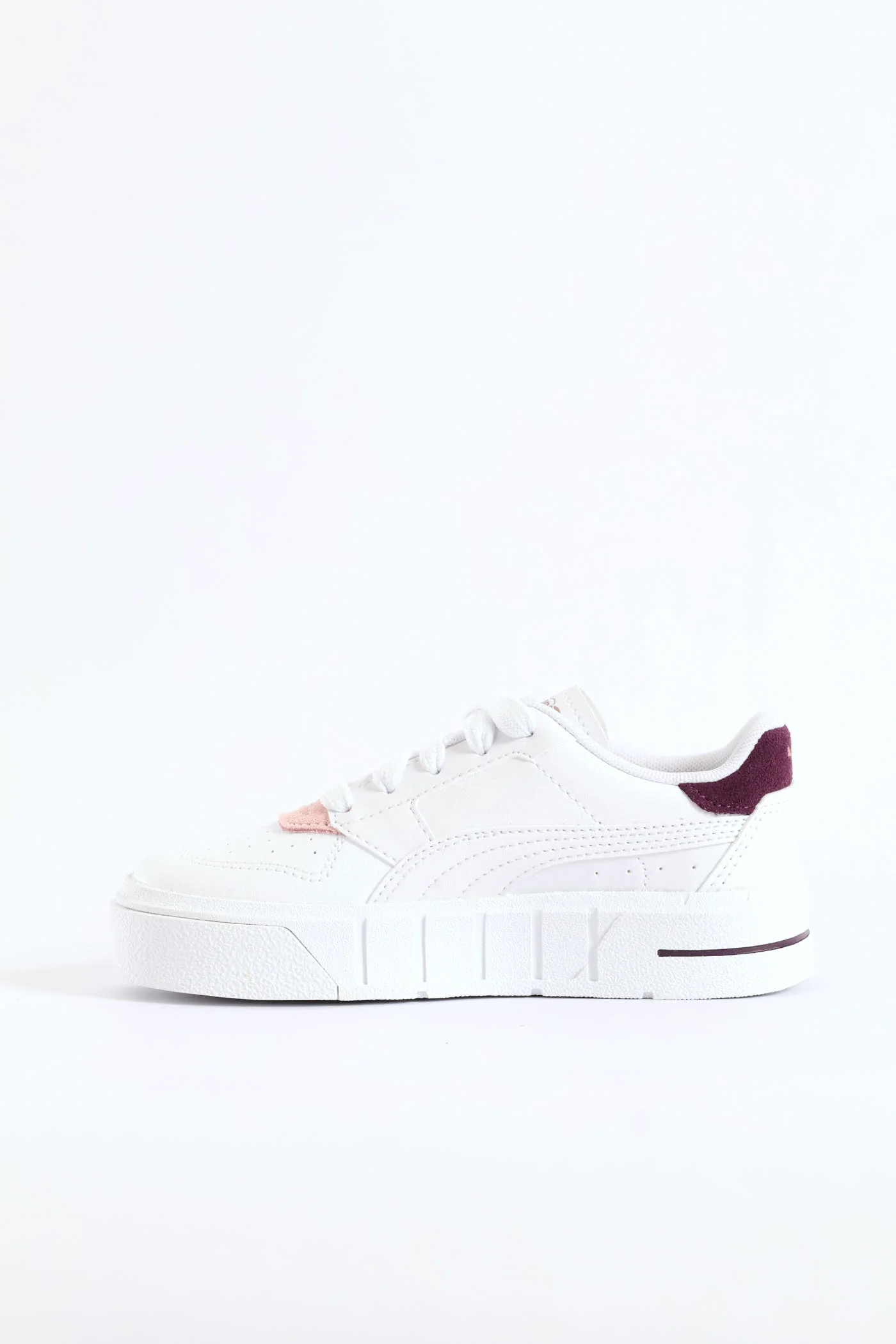 Pre-Girls Cali Court Match Sneaker - White/Berry - Image 4