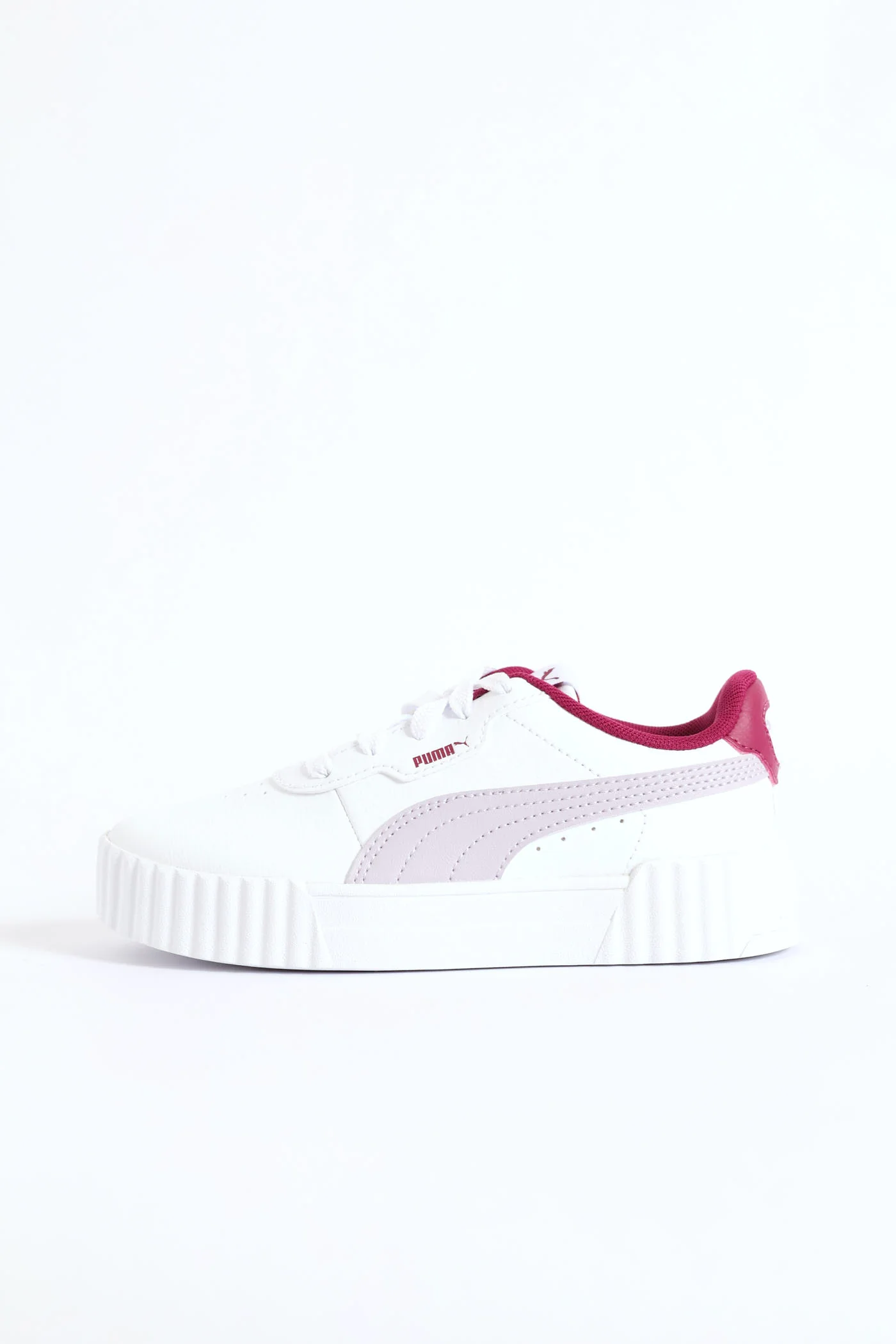 Pre-Girls Carina 3.0 Sneaker - White/Berry - Image 4