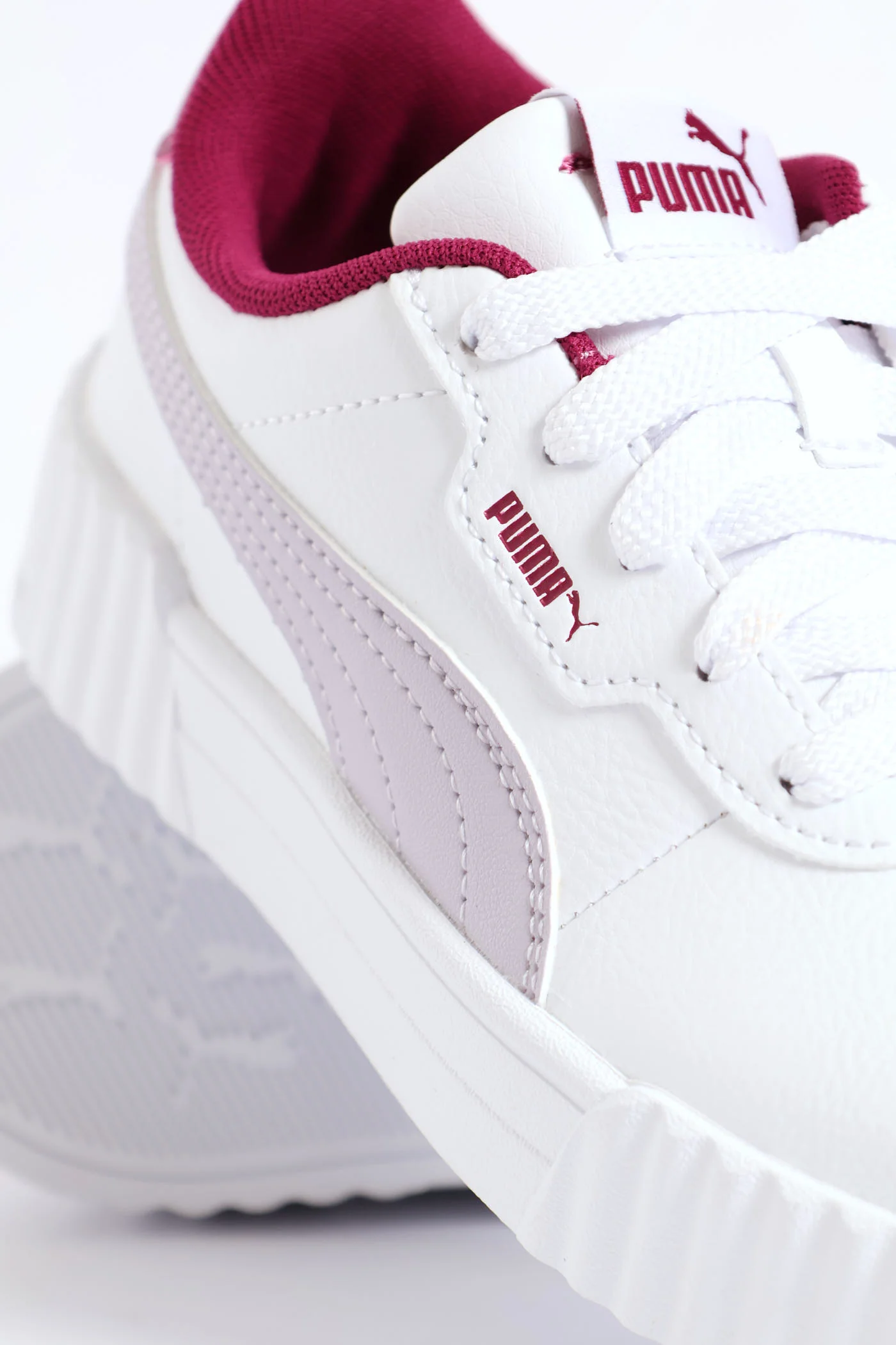 Pre-Girls Carina 3.0 Sneaker - White/Berry - Image 5