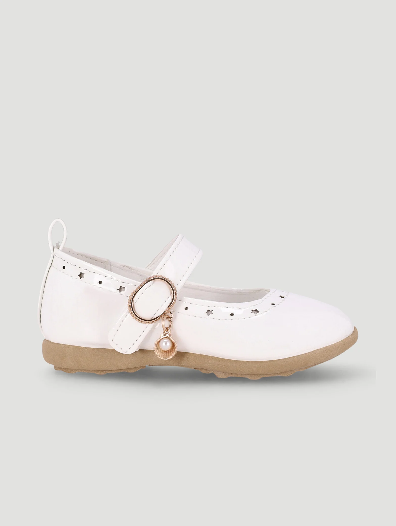 Pre-Girls Charm Comfort Pump - White - Image 4