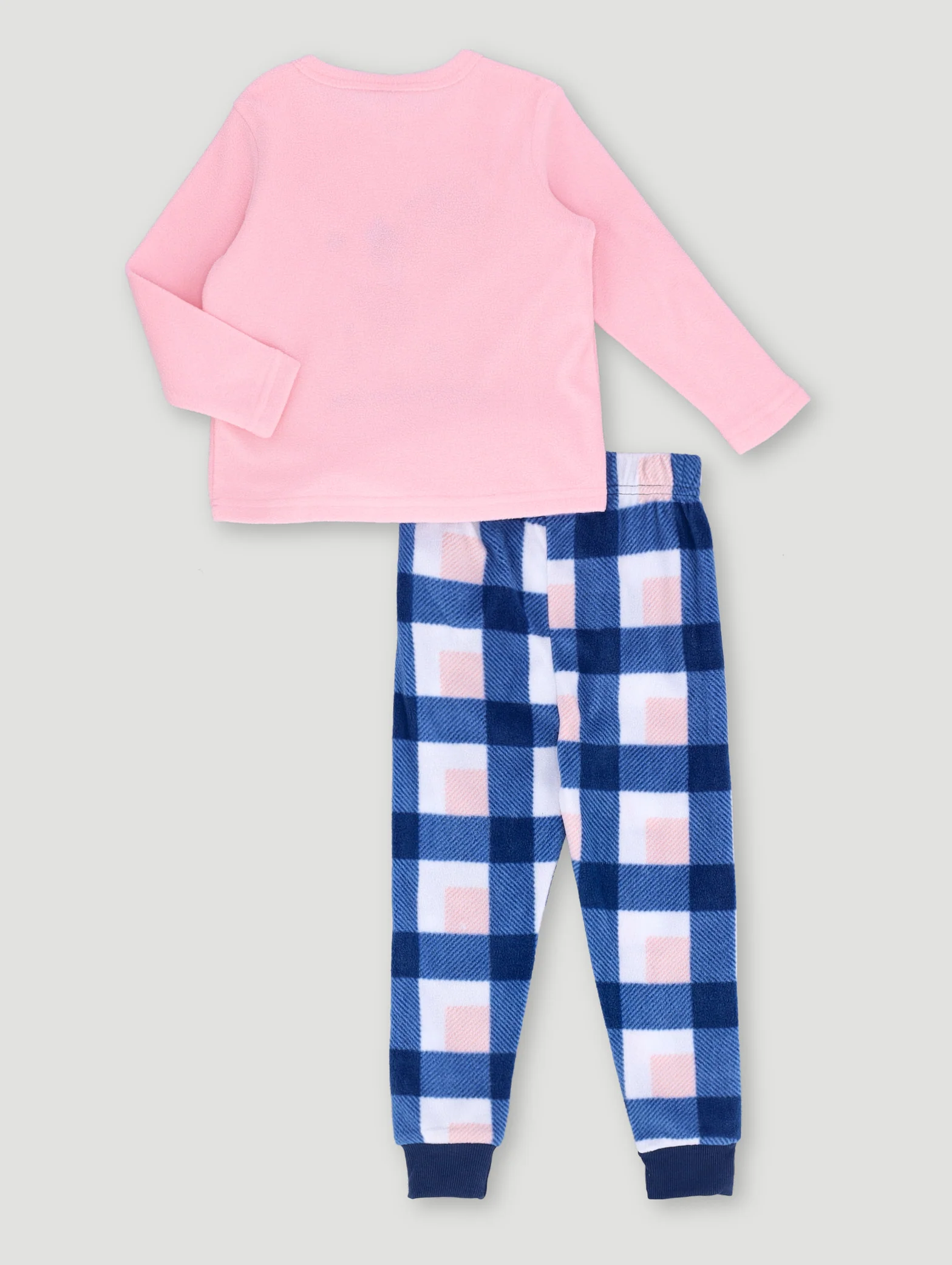 Pre-Girls Check Sleep Bottoms - Pink - Image 2