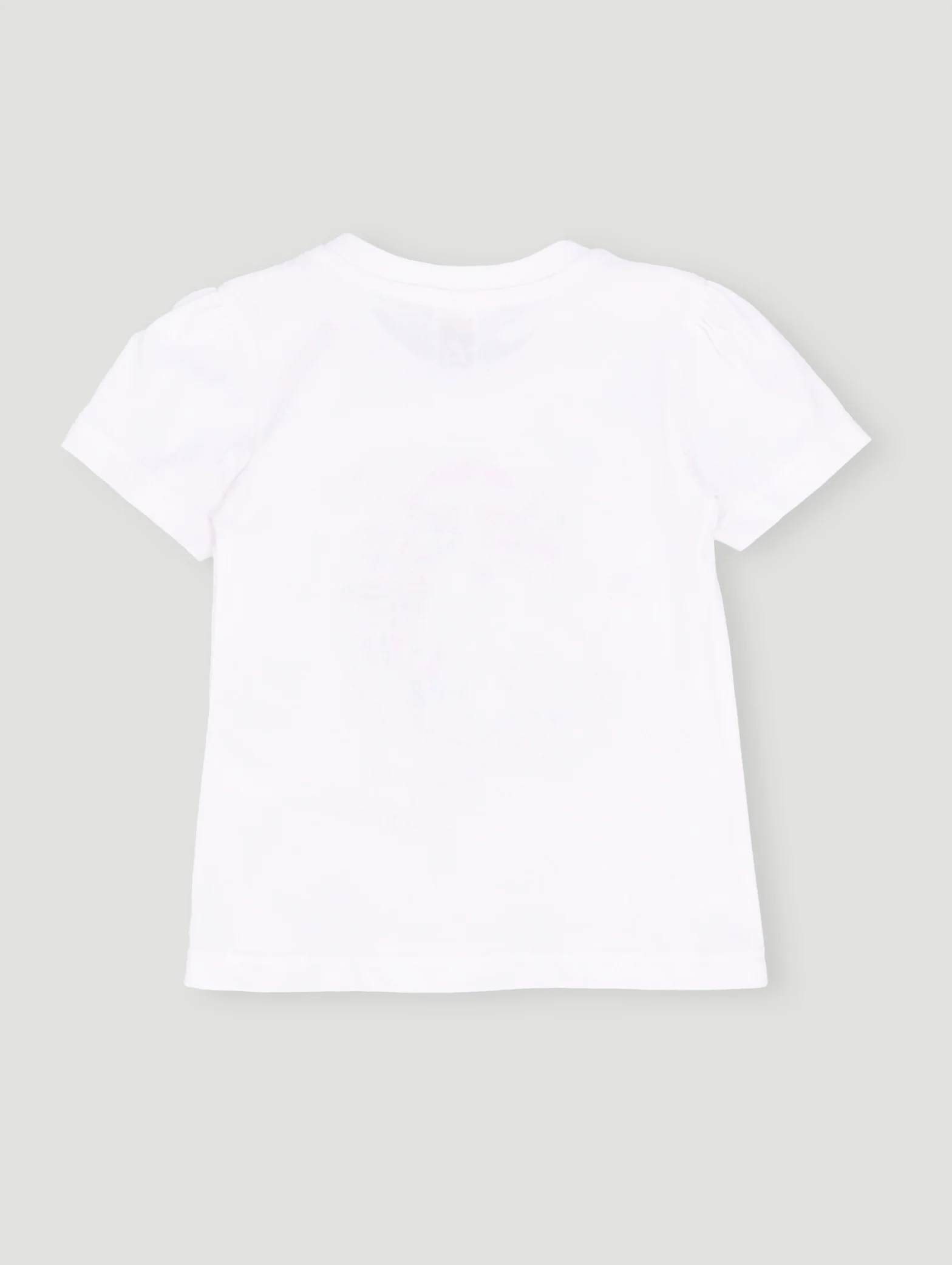 Pre- Girls Christmas Tee - White - Image 2