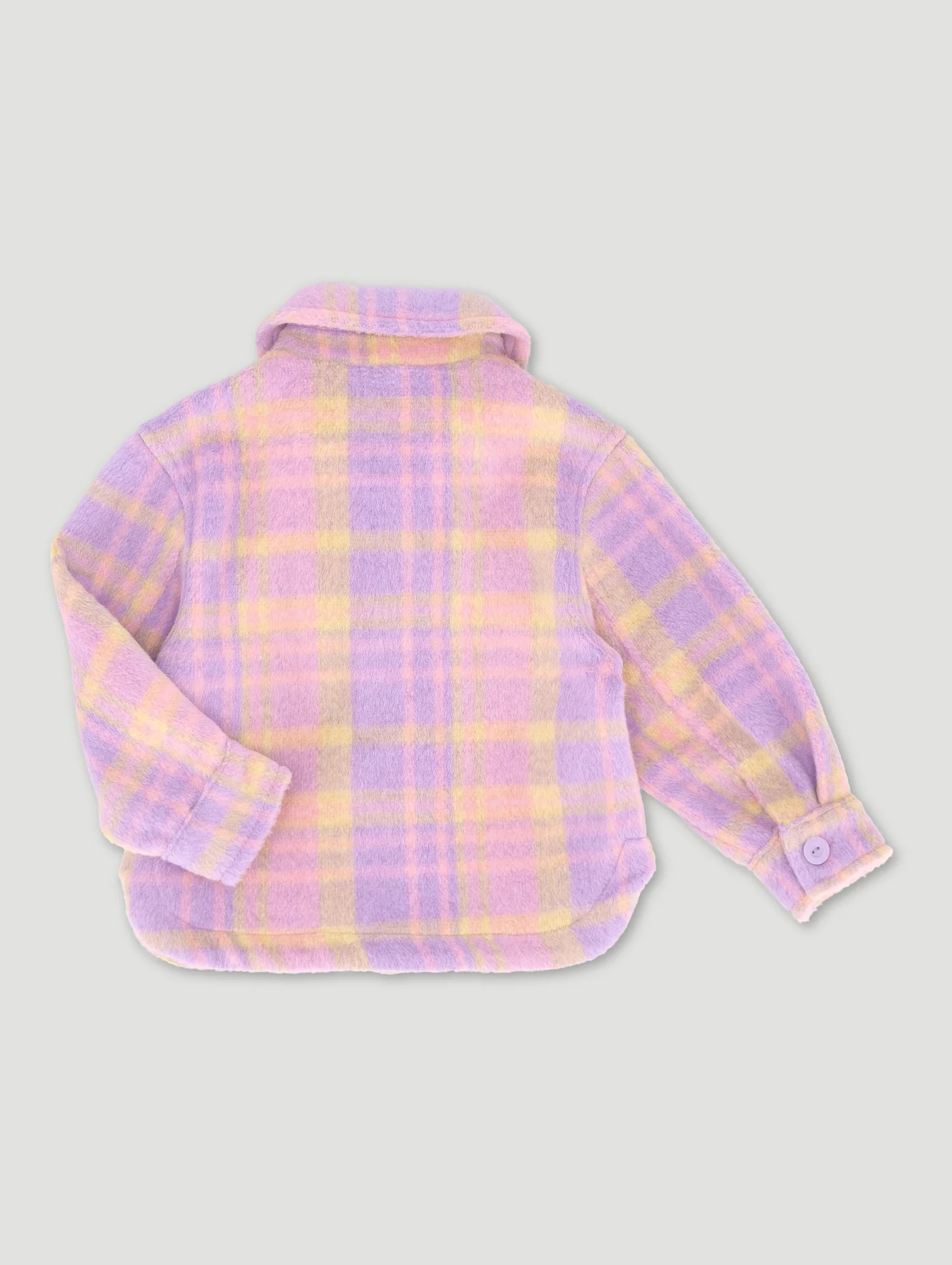 Pre-Girls Colour Blocking Shacket - Image 2