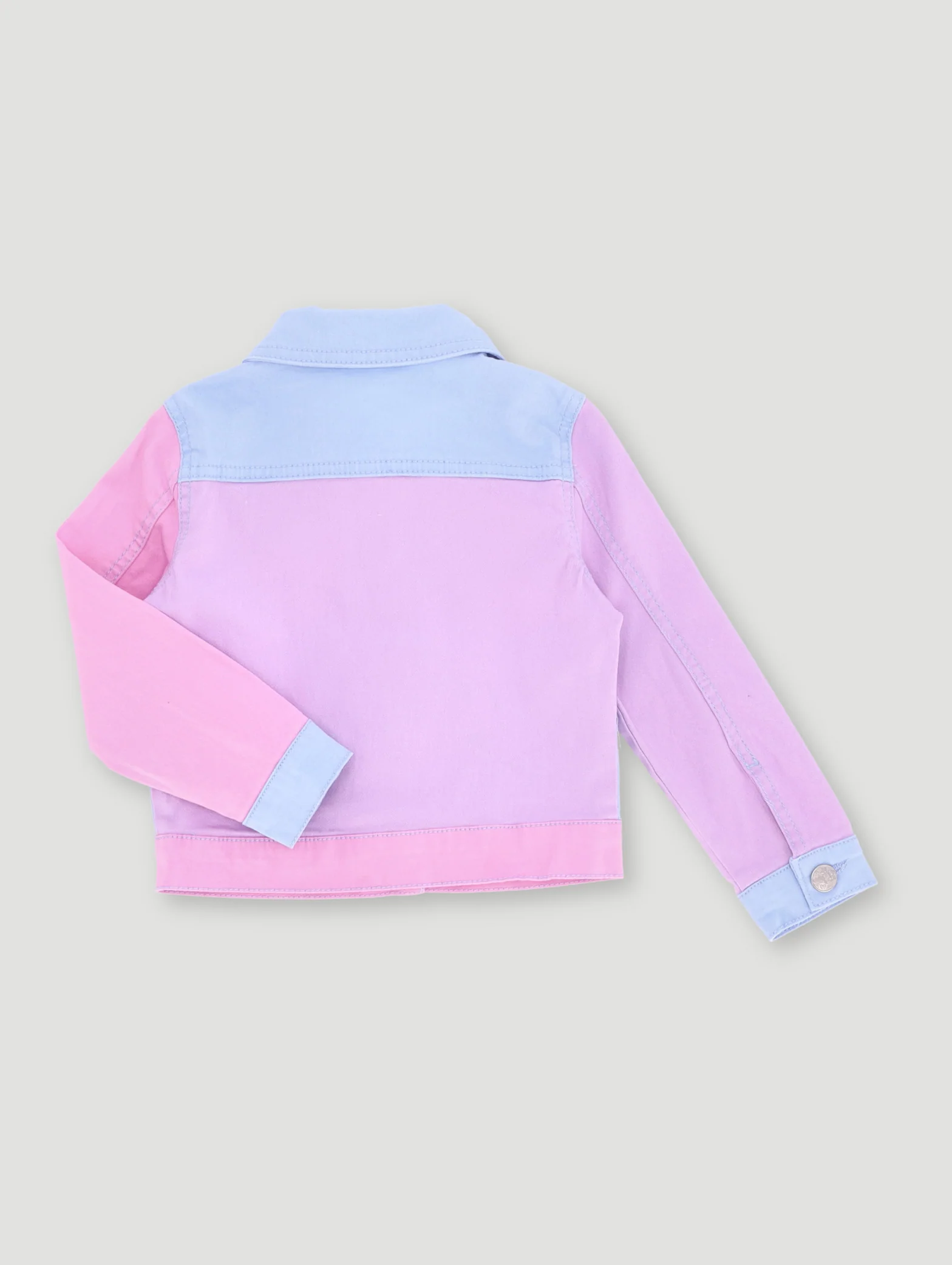 Pre-Girls Colourblock Denim Jacket - Image 2