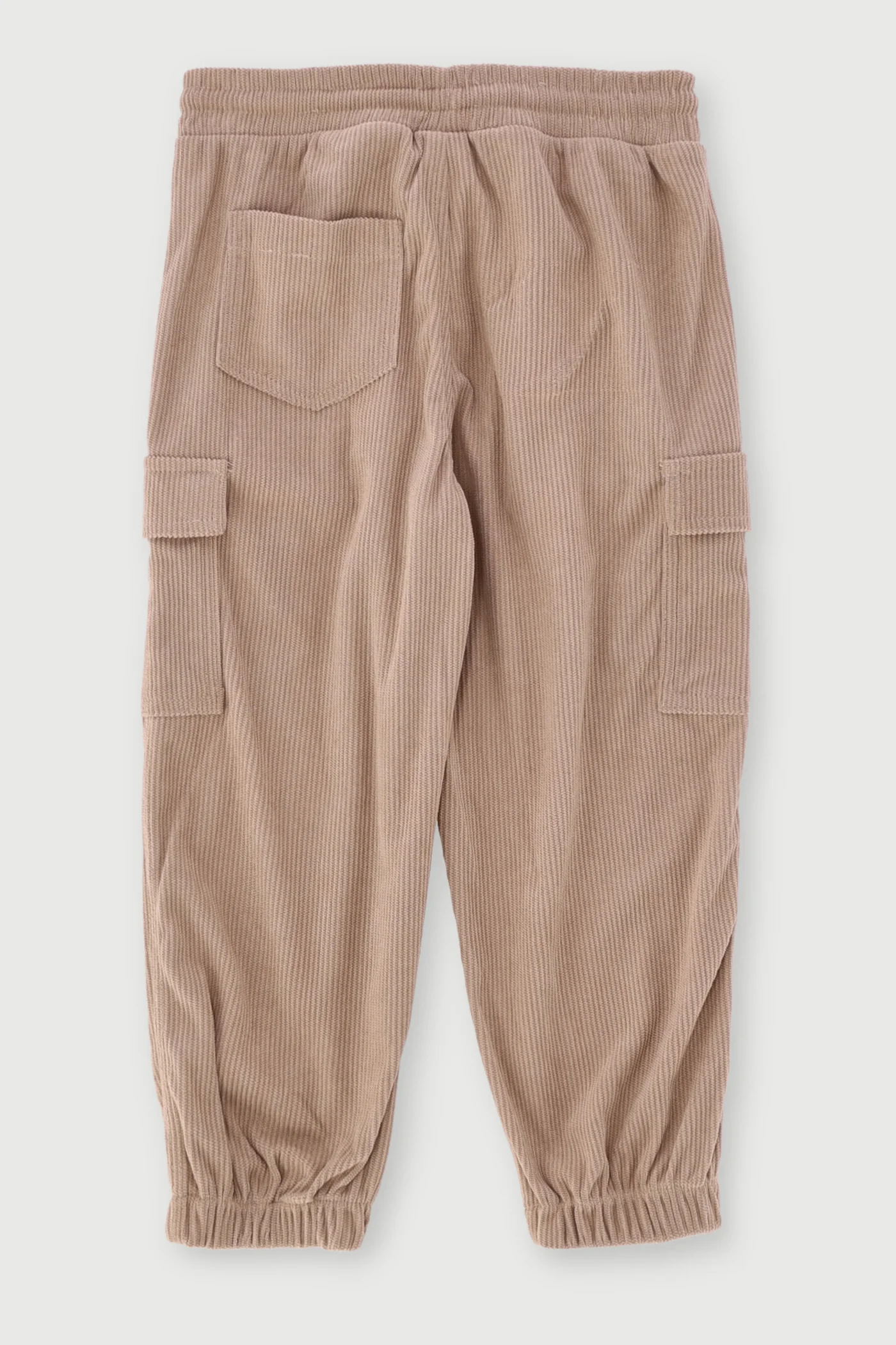 Pre-Girls Corduroy Cargo Pants - Stone - Image 2