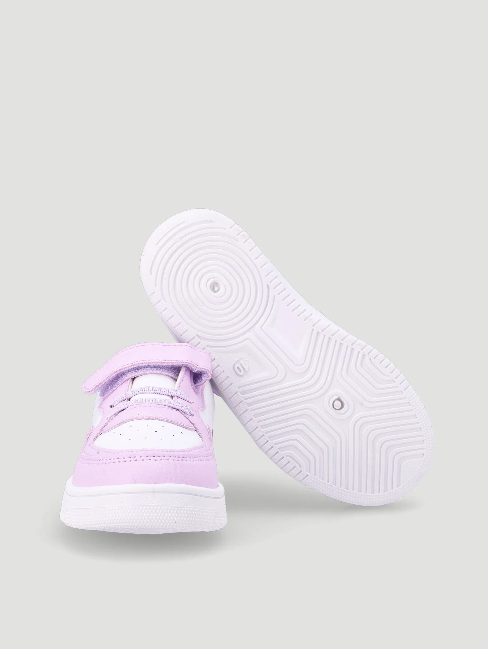 Pre-Girls Court Sneaker - Lilac - Image 5