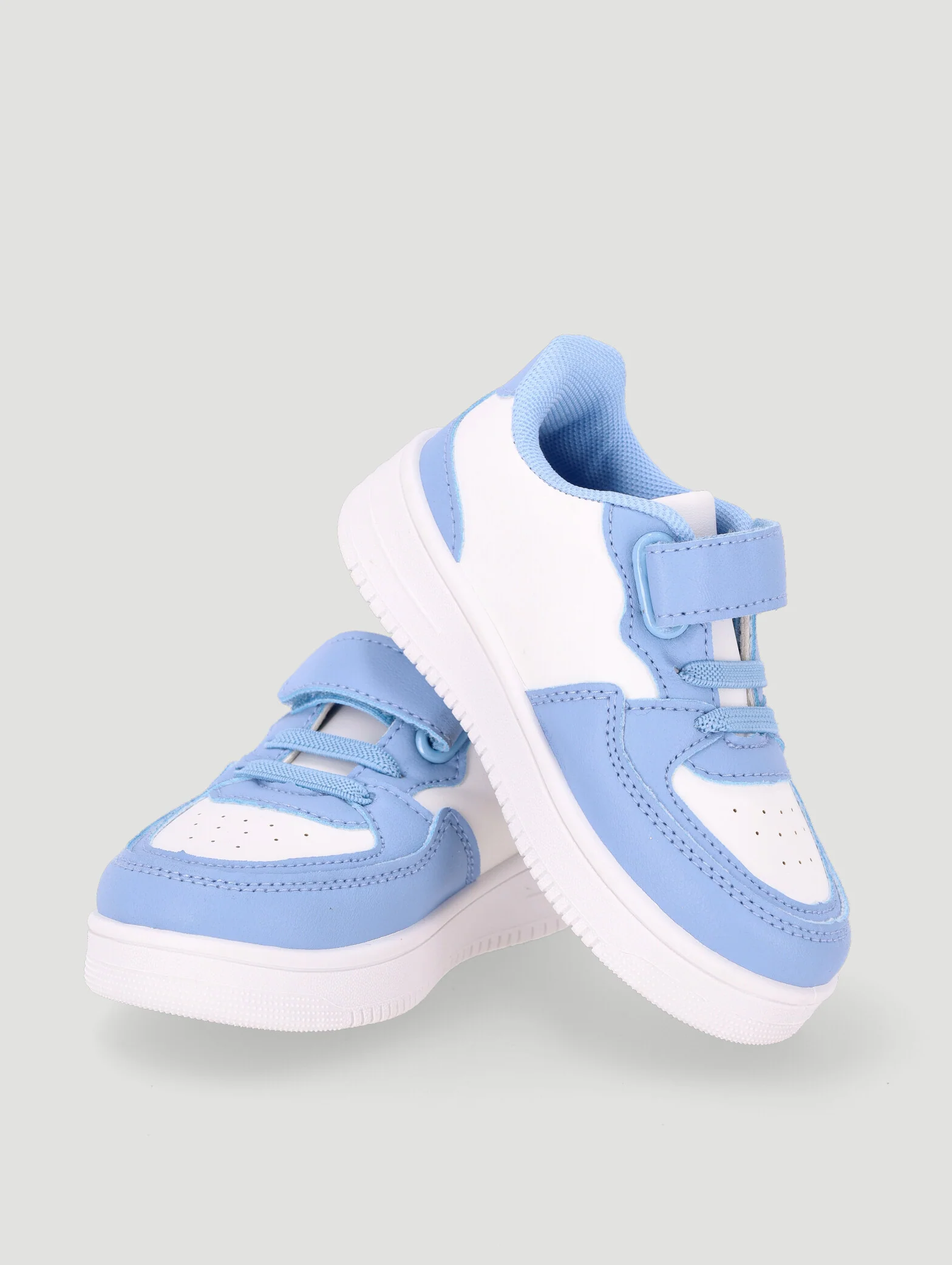 Pre-Girls Court Sneaker - Periwinkle - Image 5