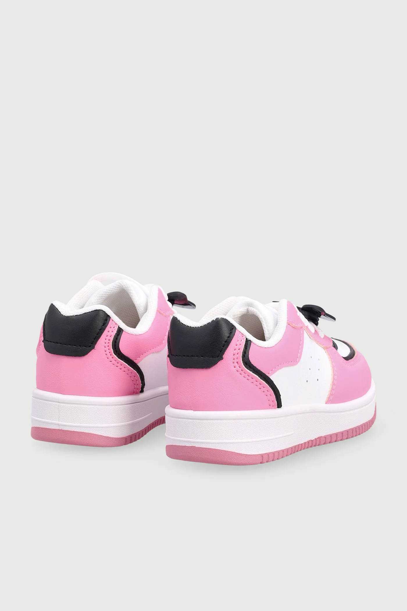 Pre-Girls Court Sneaker - Pink/Black - Image 4