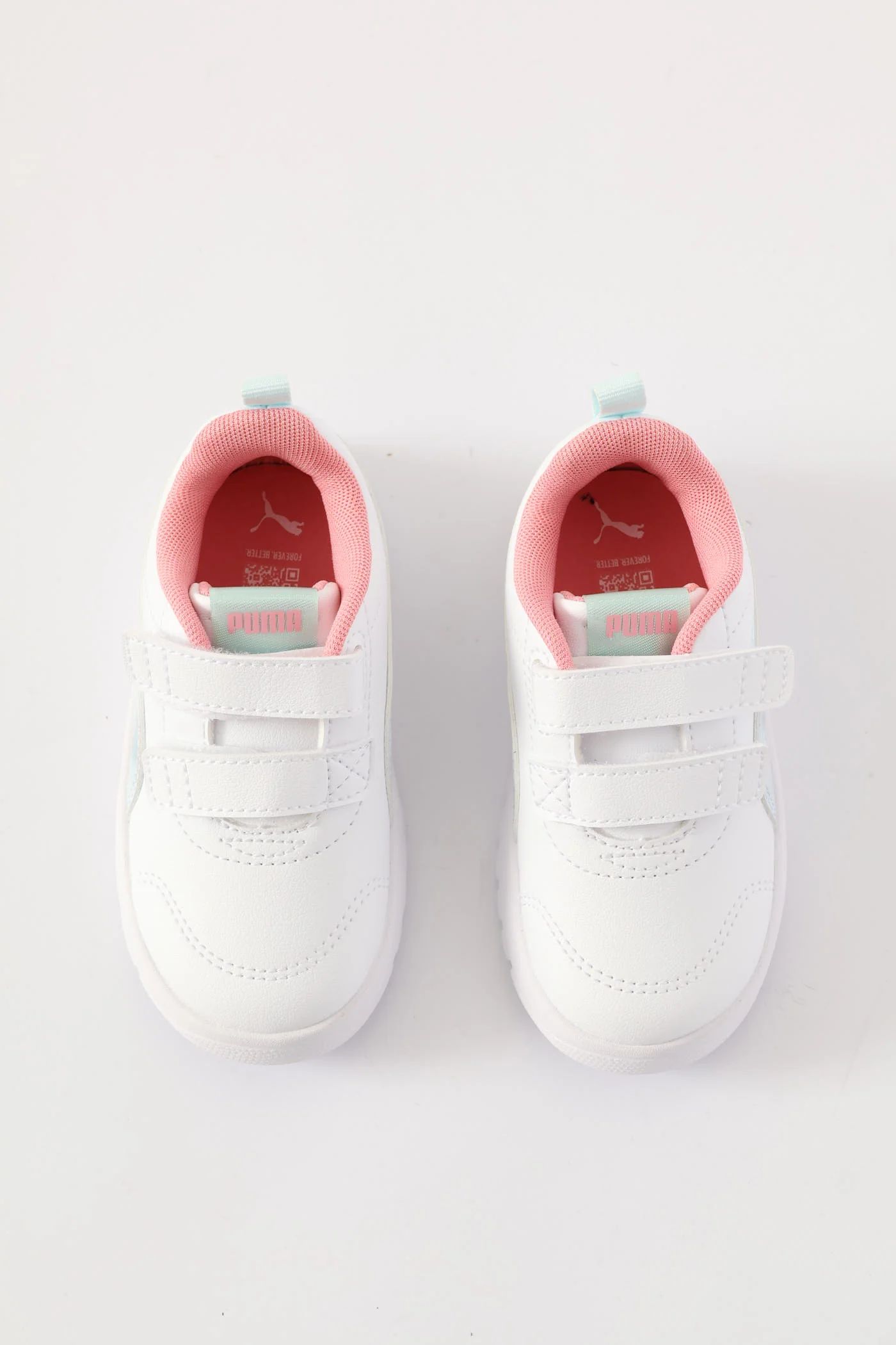 Pre-Girls Courtflex V3 Space Belle V Sneaker - White - Image 4