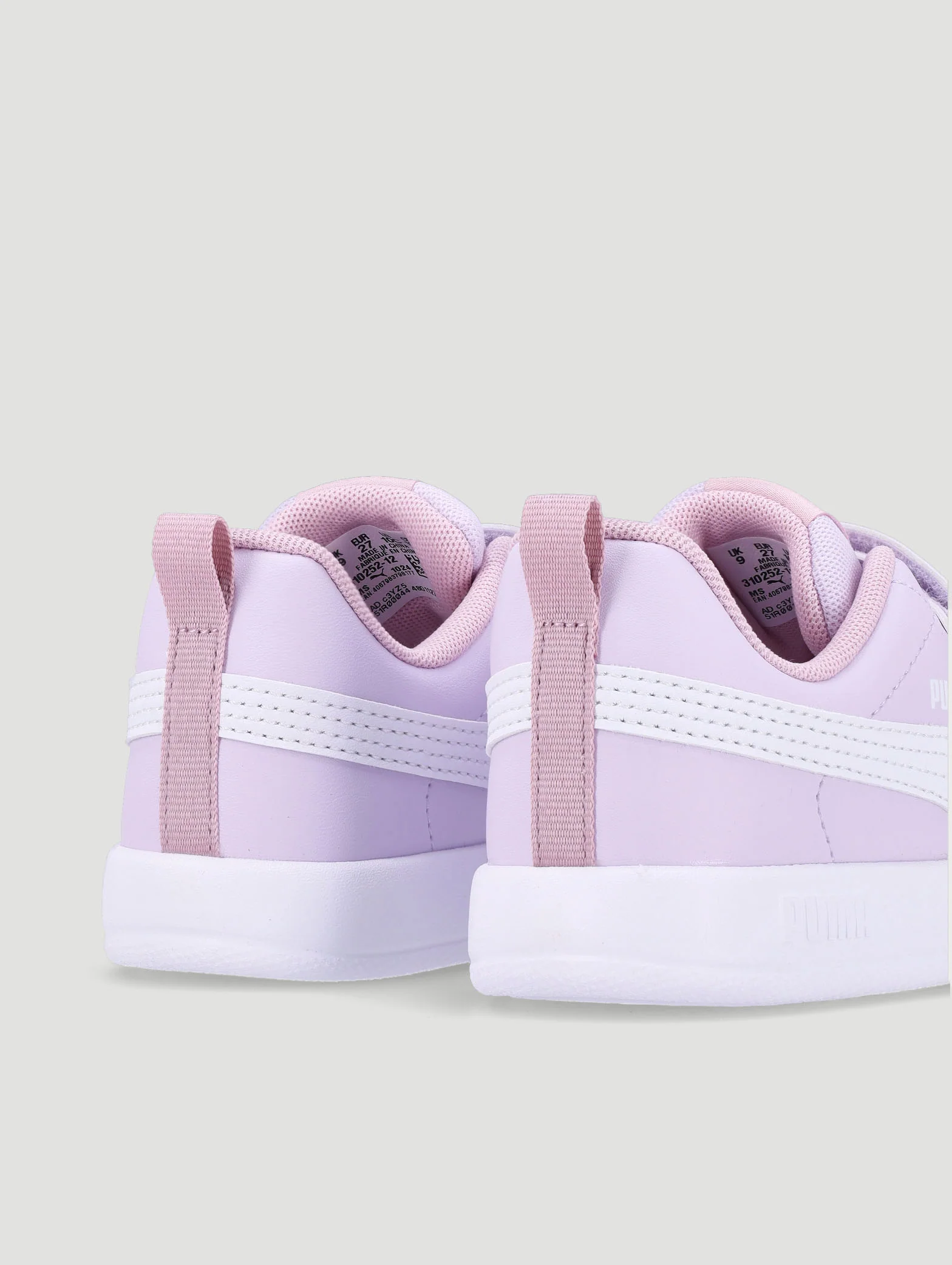 Pre-Girls Courtflex V3 V Sneaker - Lilac - Image 4