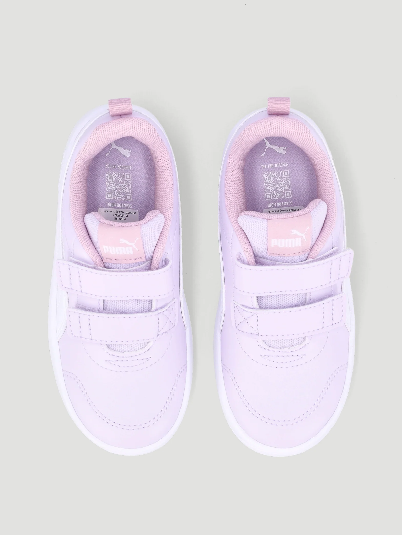 Pre-Girls Courtflex V3 V Sneaker - Lilac - Image 7