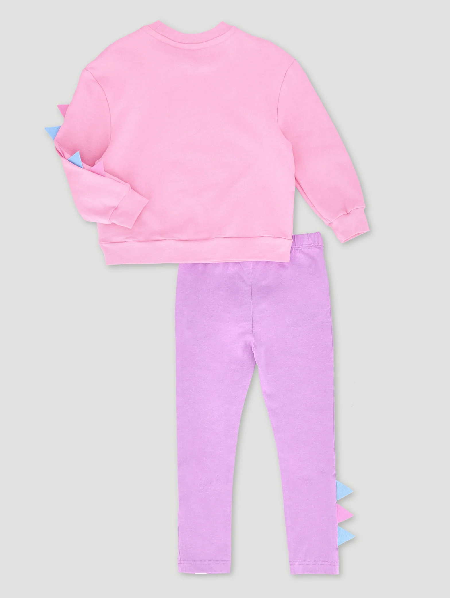 Pre-Girls Danasoli Oversized Tracktop And Legging Set - Pink - Image 2