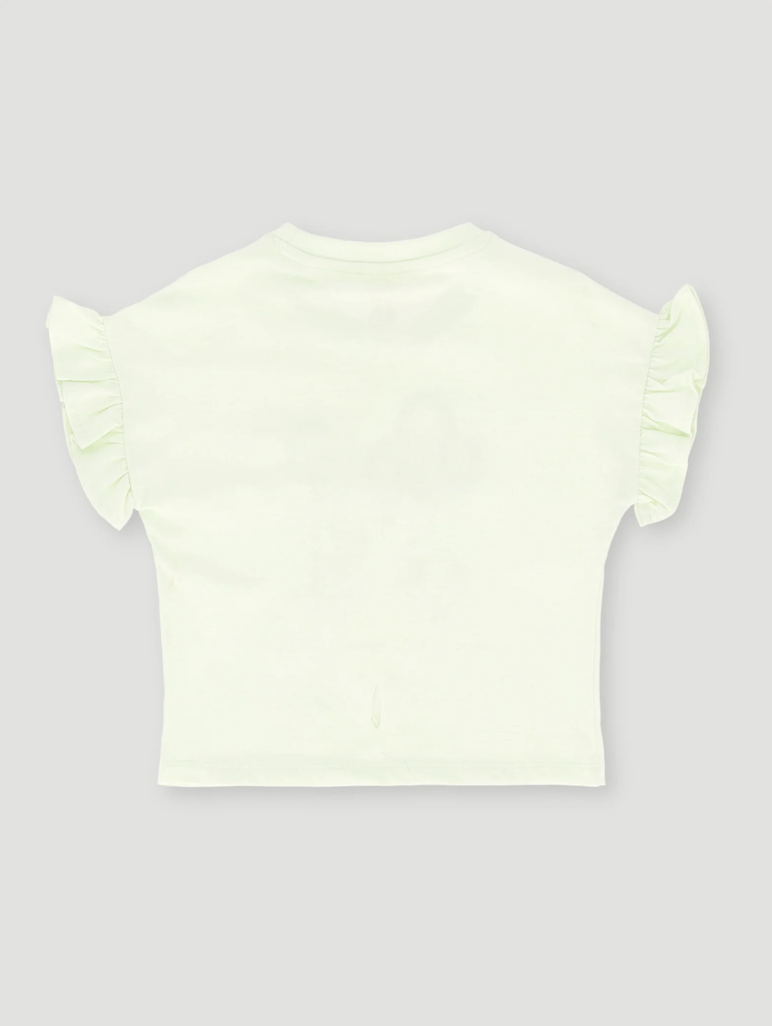 Pre- Girls Doggie With A Bow Top - Lime - Image 2