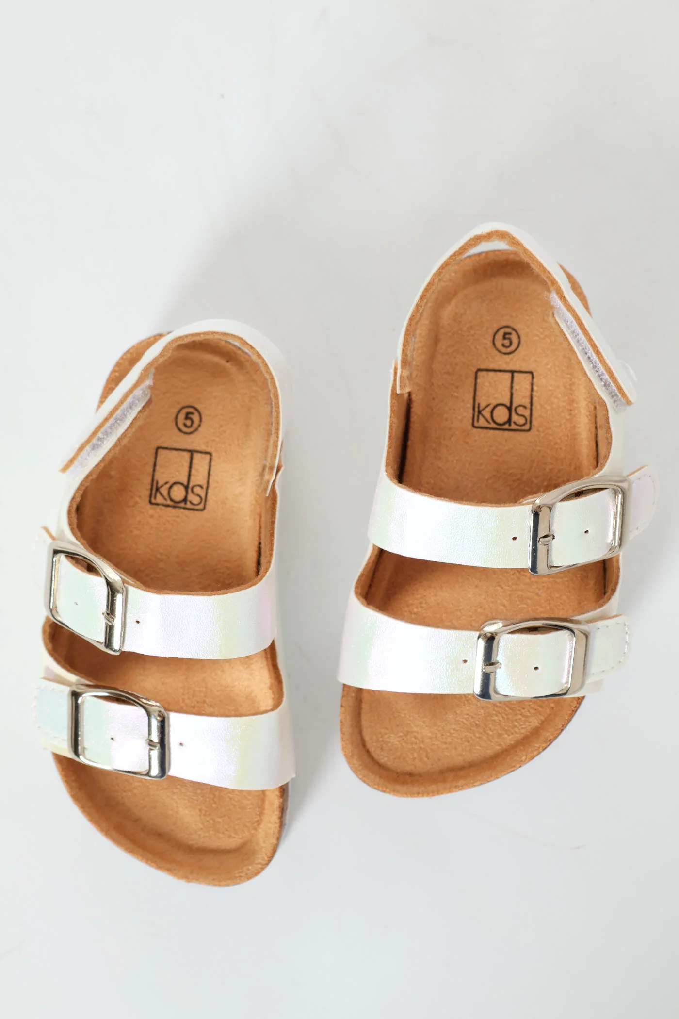 Pre-Girls Double Buckle Health Sandal - Multi - Image 6