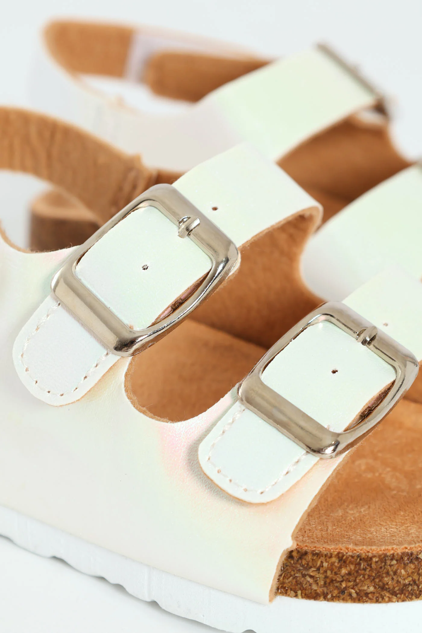 Pre-Girls Double Buckle Health Sandal - Multi - Image 7