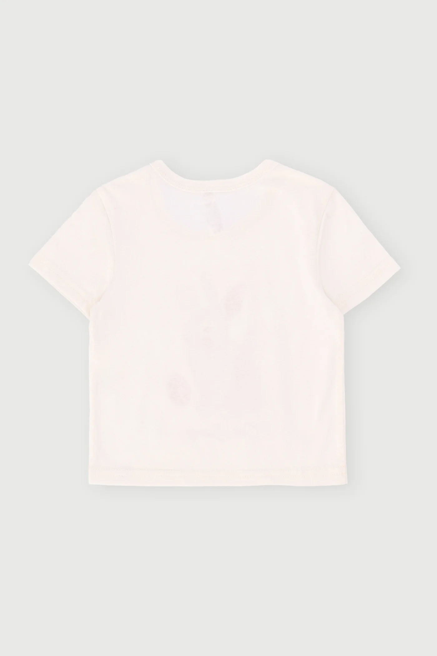 Pre Girls Easter Bunny Tee - Cream - Image 3