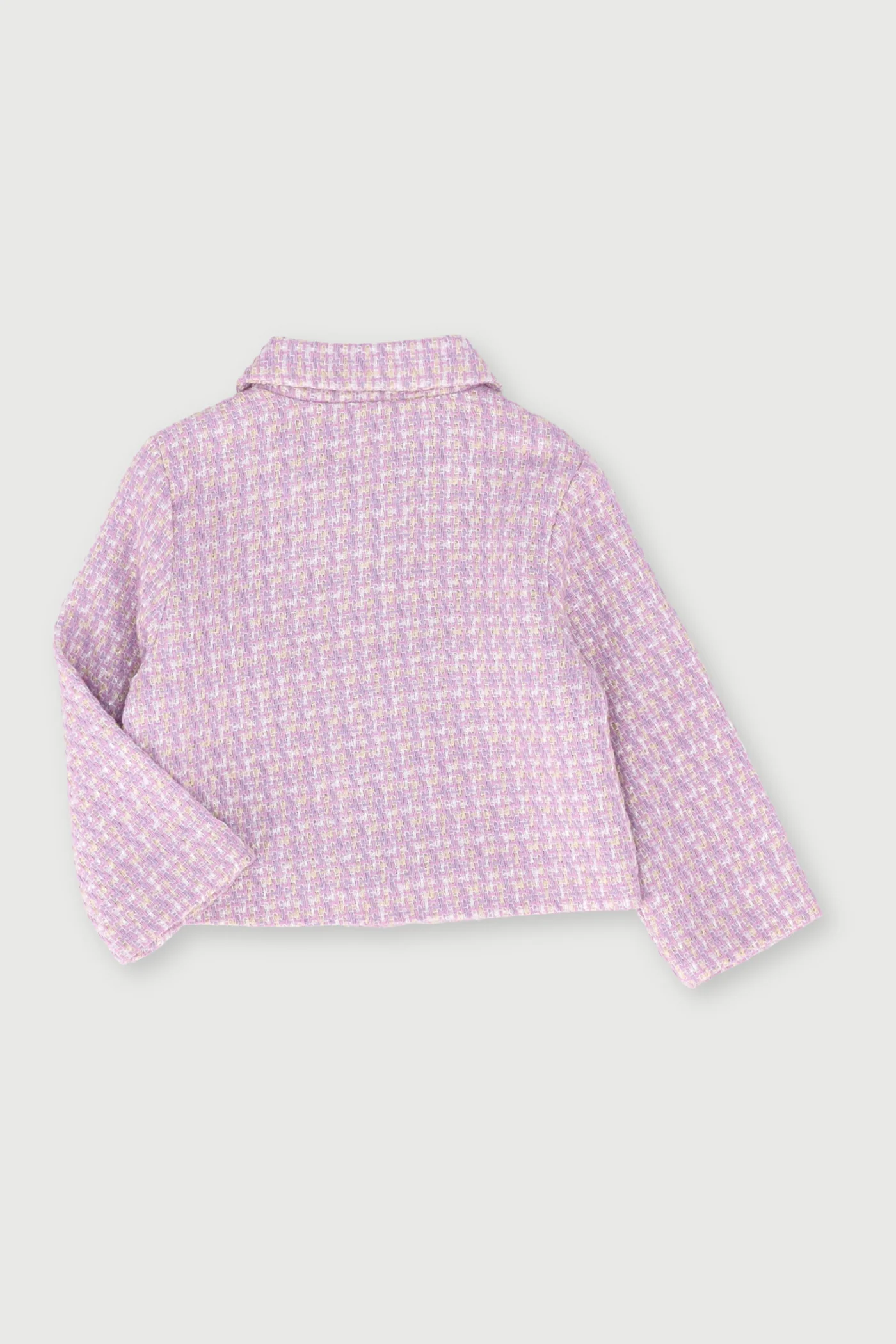 Pre-Girls Boucle Jacket - Lilac - Image 2