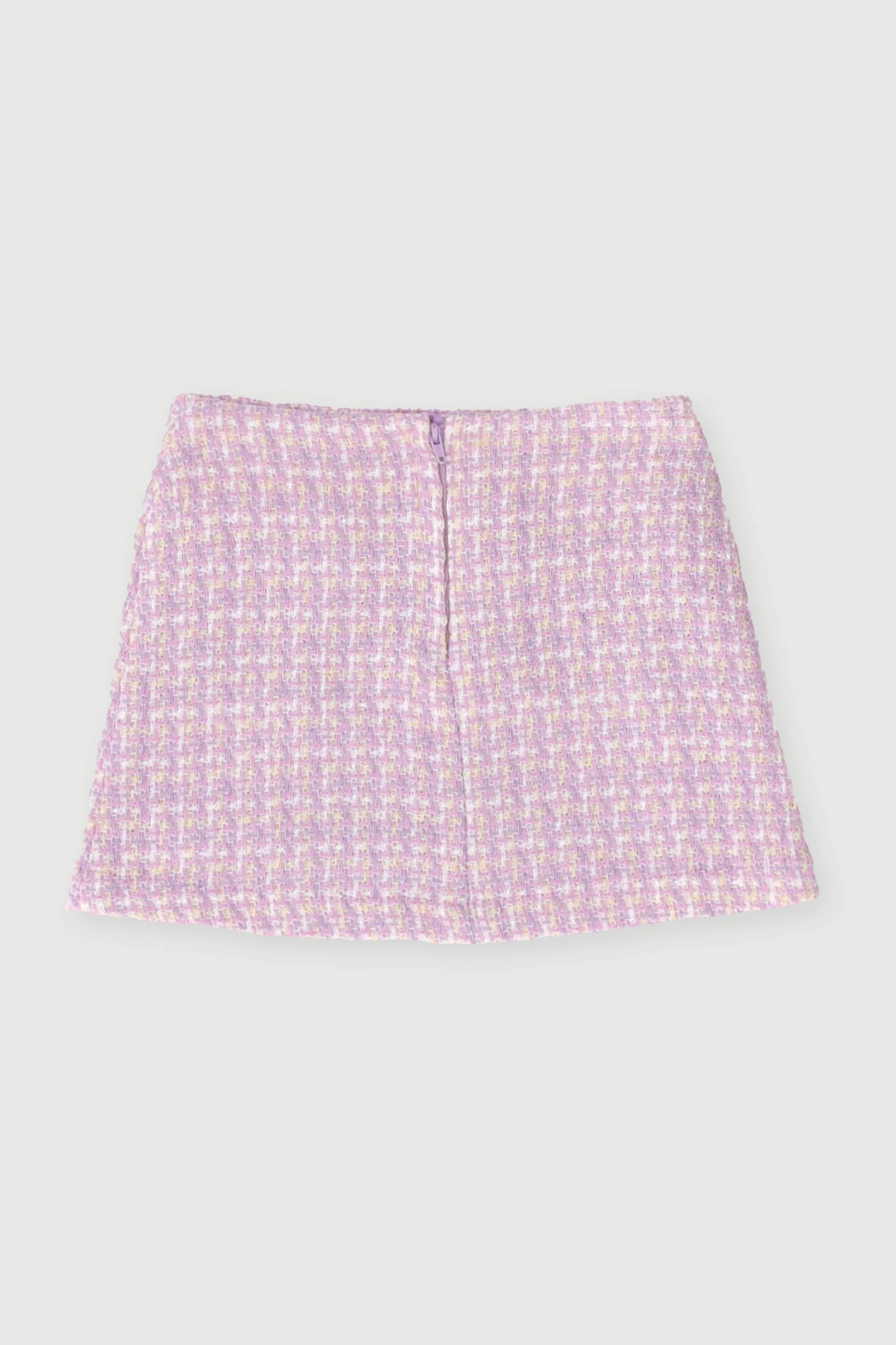 Pre-Girls Eid  Boucle Skirt  - Lilac - Image 2