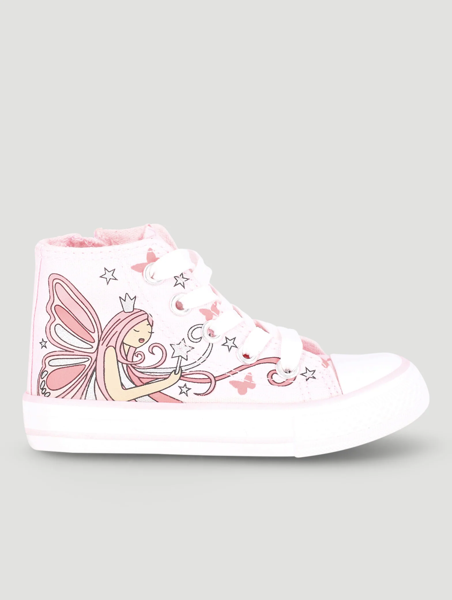 Pre-Girls Fairy Hitop Sneaker - Pink - Image 3