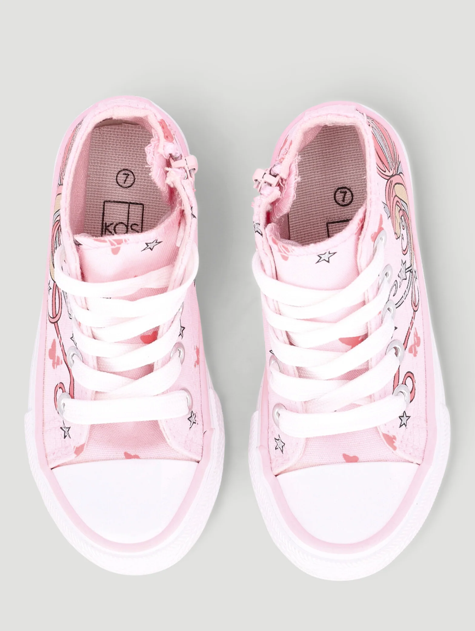 Pre-Girls Fairy Hitop Sneaker - Pink - Image 4