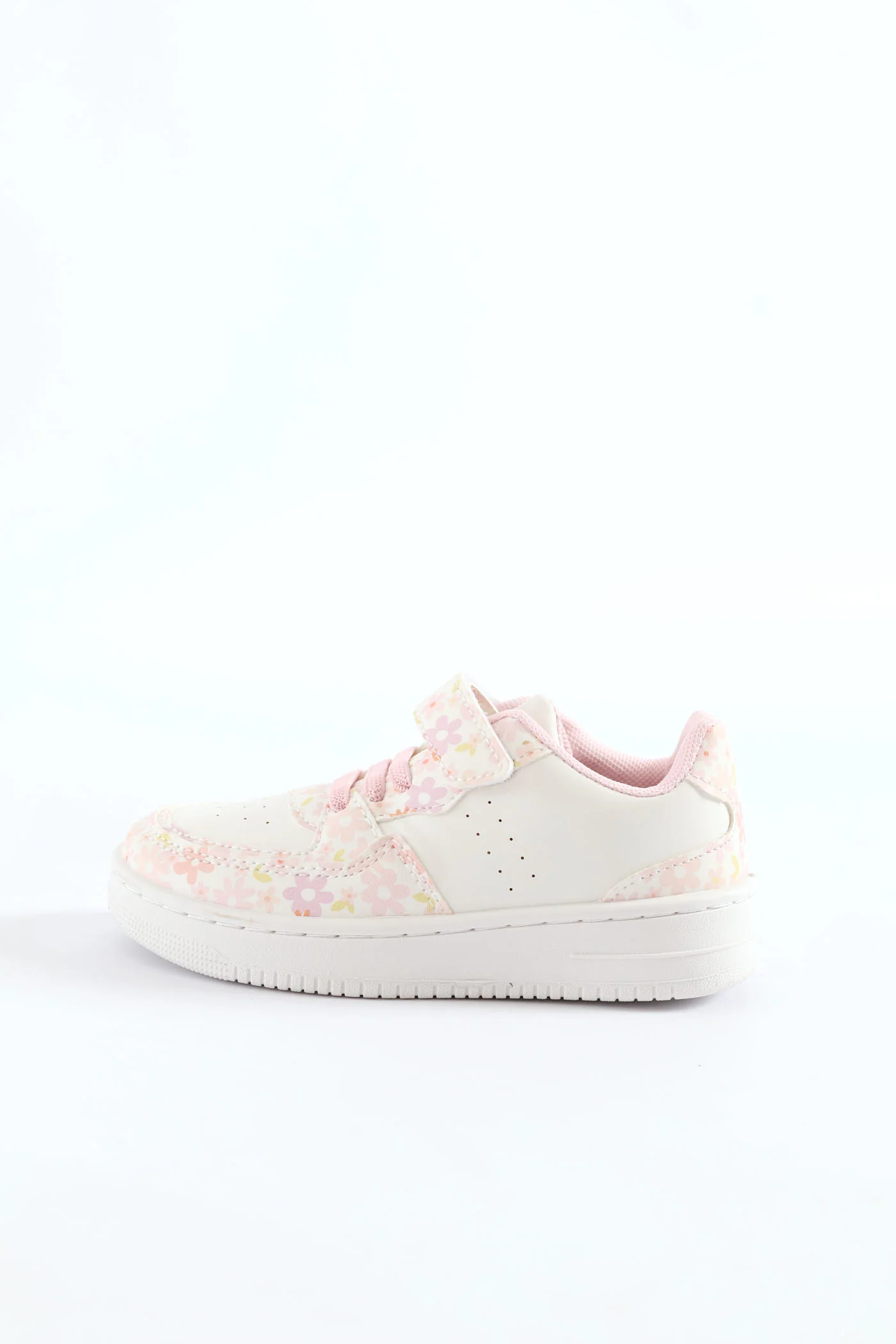 Pre-Girls Floral Court Sneaker - Pink - Image 5