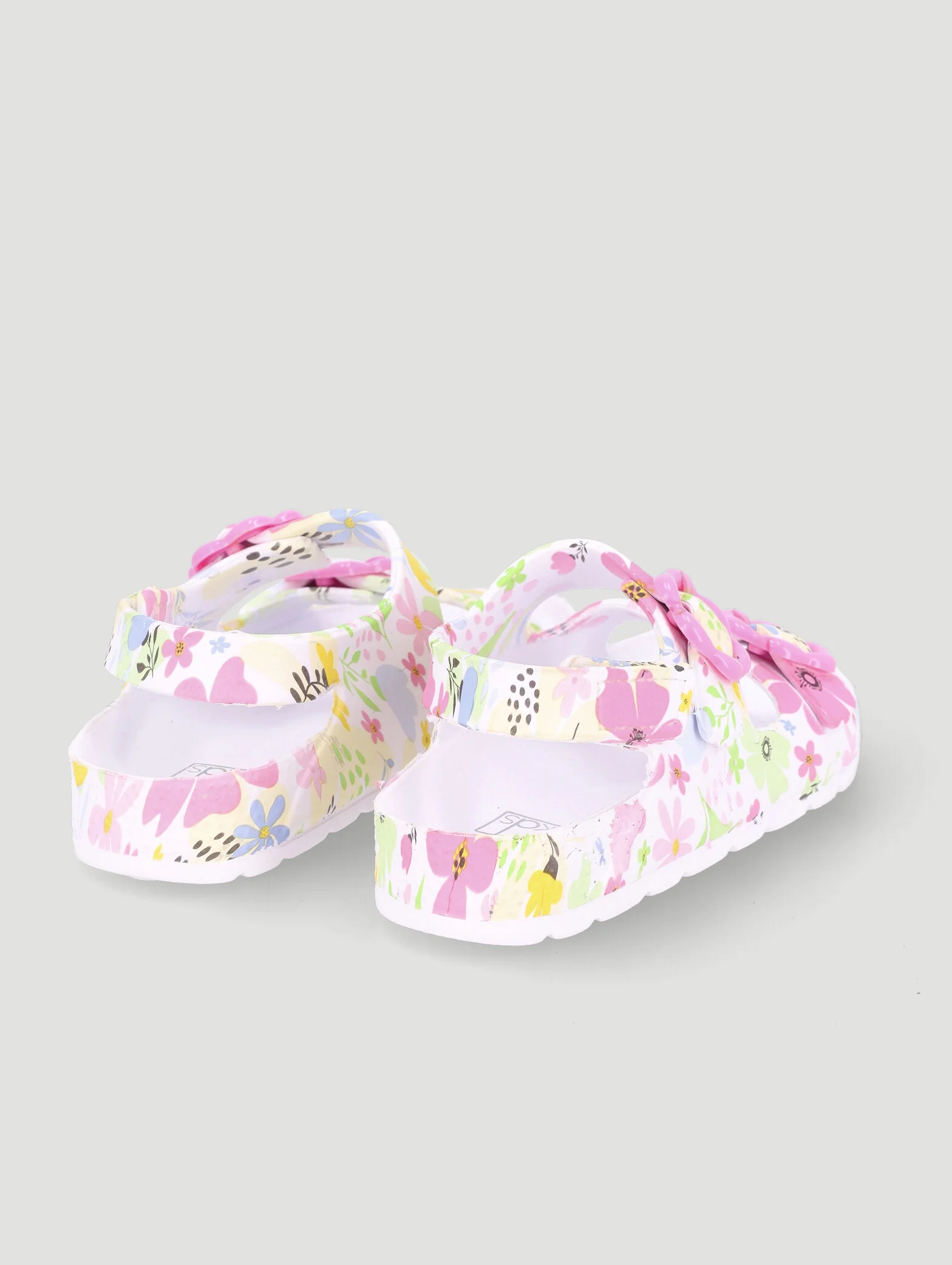 Pre-Girls Floral Molded Health Sandal - Multi - Image 2