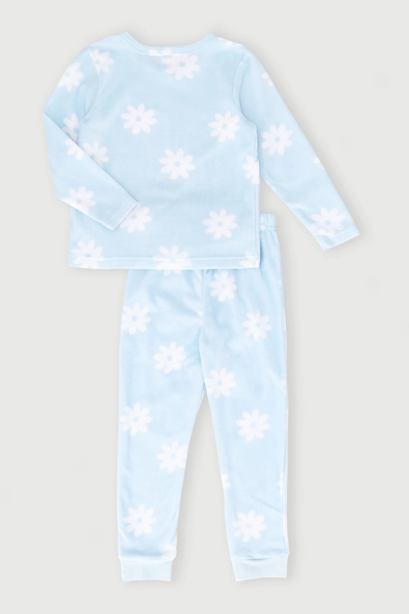Pre-Girls Floral Print Sleep Set - Blue - Image 2