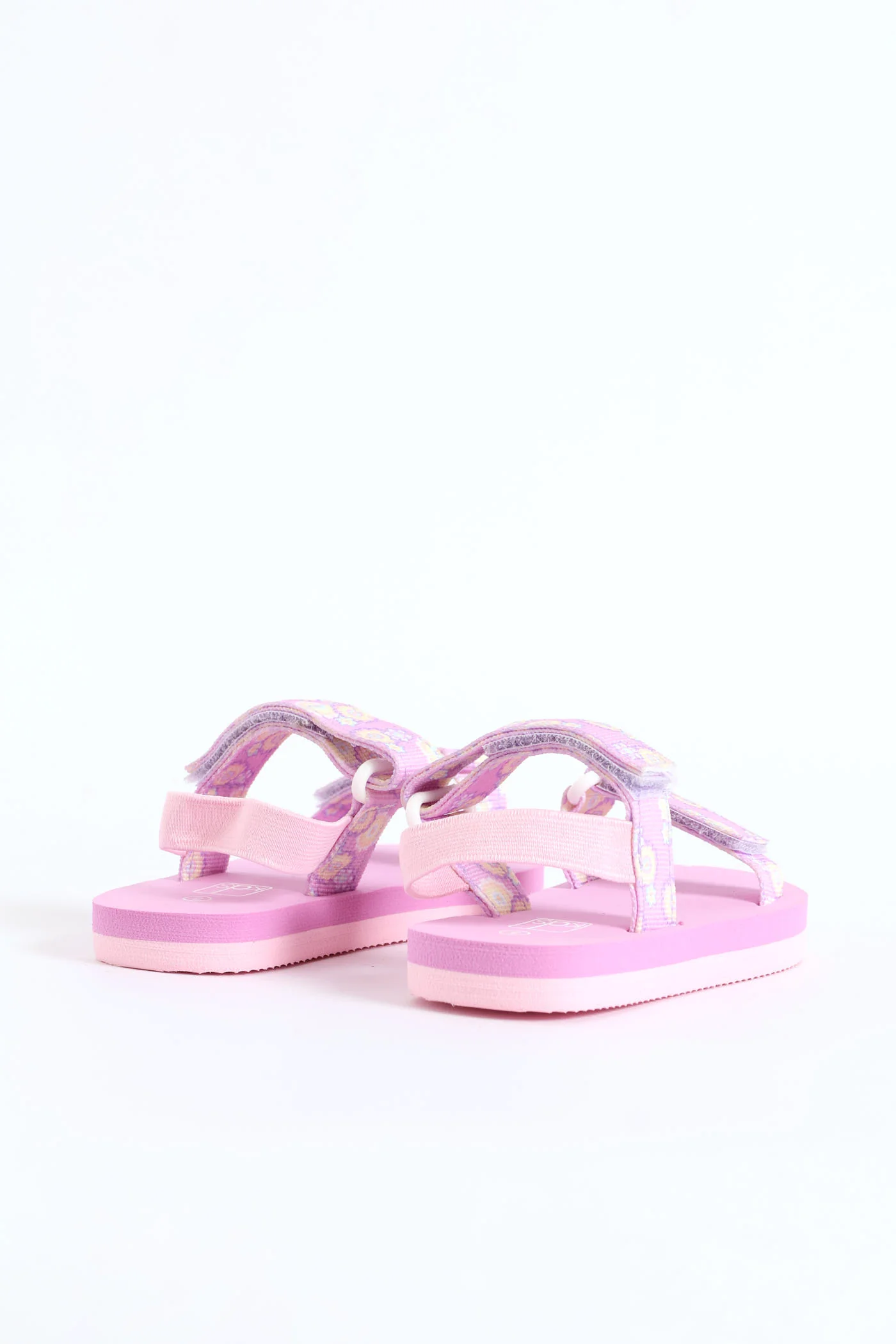 Pre-Girls Floral Print Sports Sandal - Lilac - Image 5
