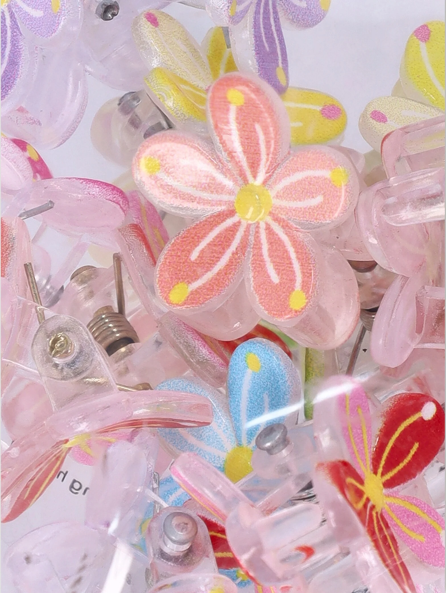 Pre-Girls Flower Clips Heart Gift Set - Multi - Image 2
