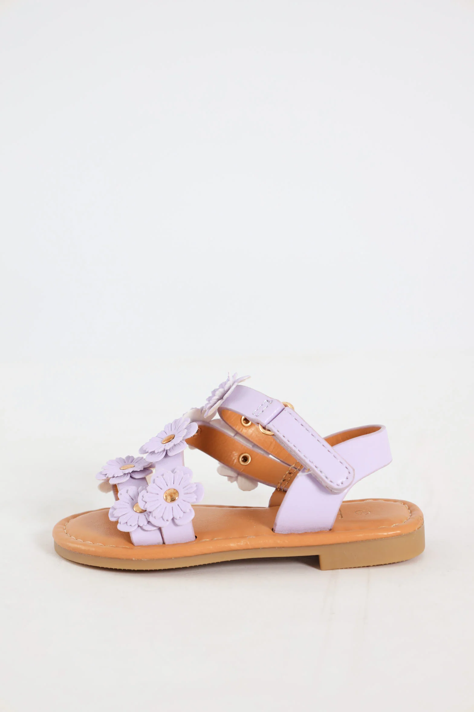 Pre-Girls Flower Sandal - Lilac - Image 3