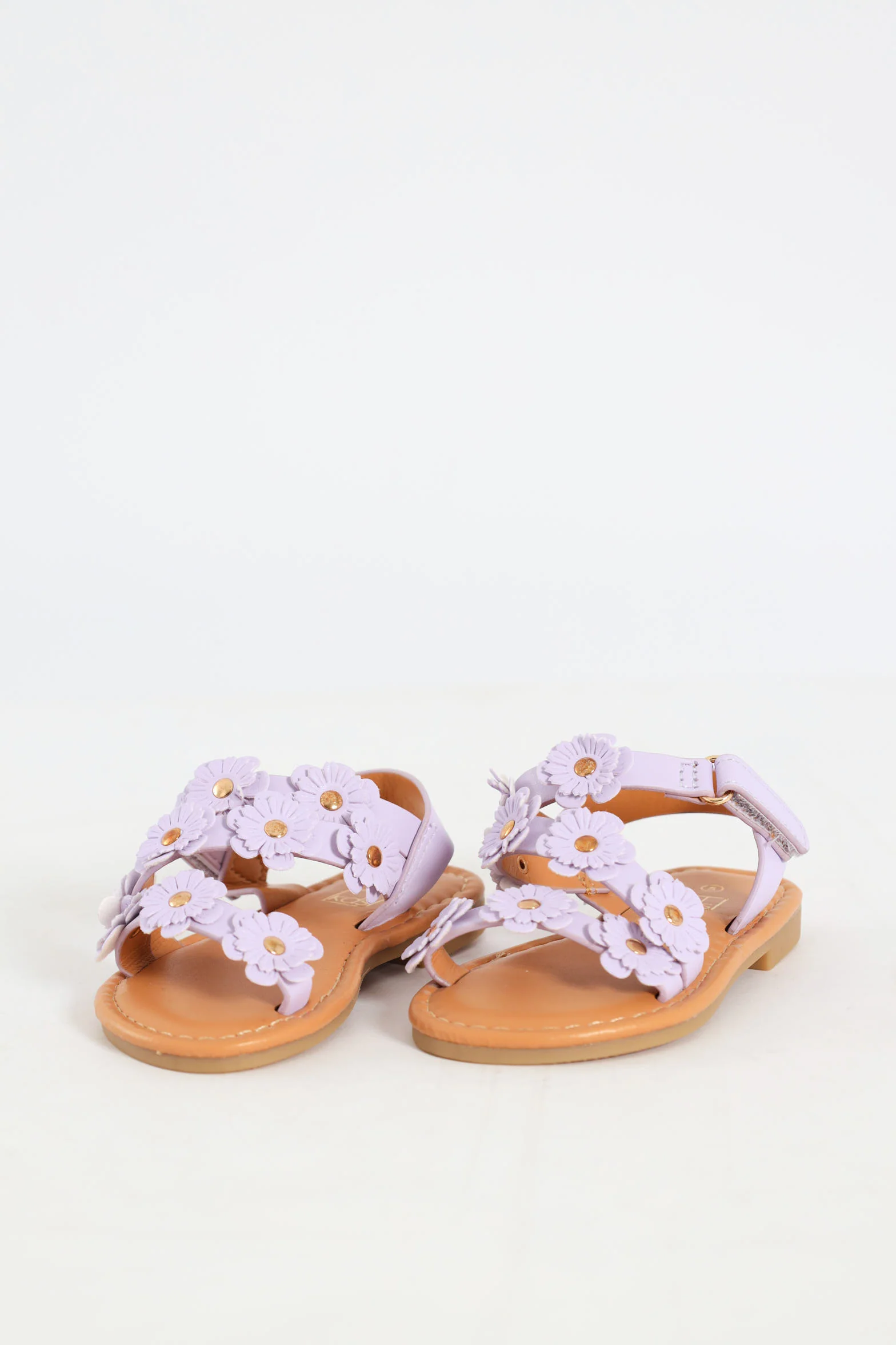 Pre-Girls Flower Sandal - Lilac - Image 4