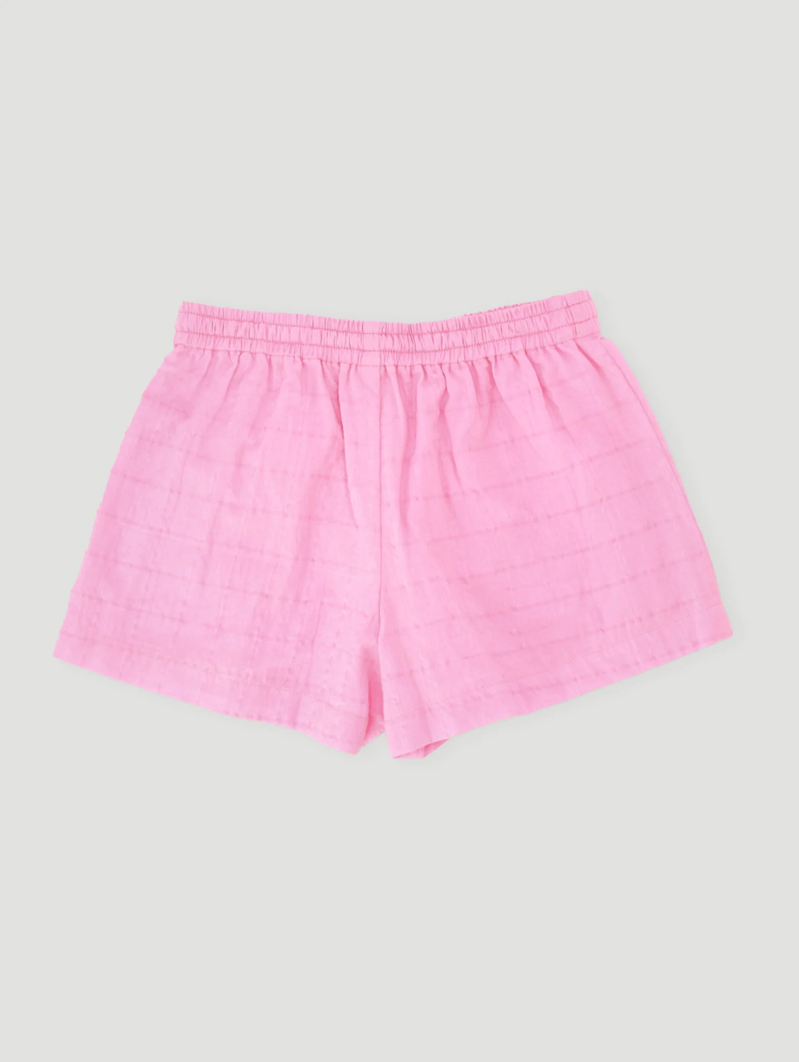 Pre-Girls Front Pocket Woven Short - Pink - Image 2