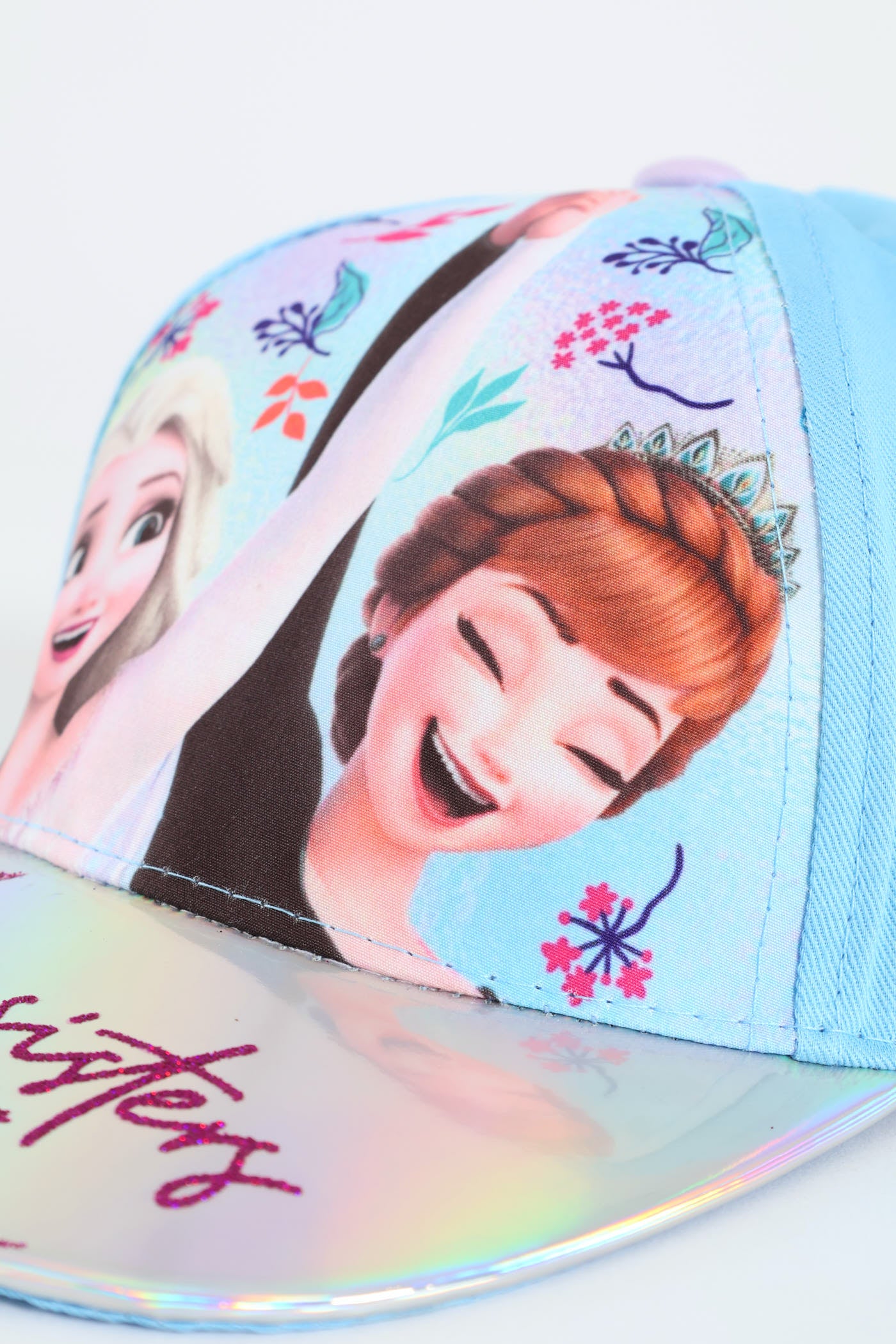 Pre-Girls Frozen Forever Sisters Cap - Blue - Image 2