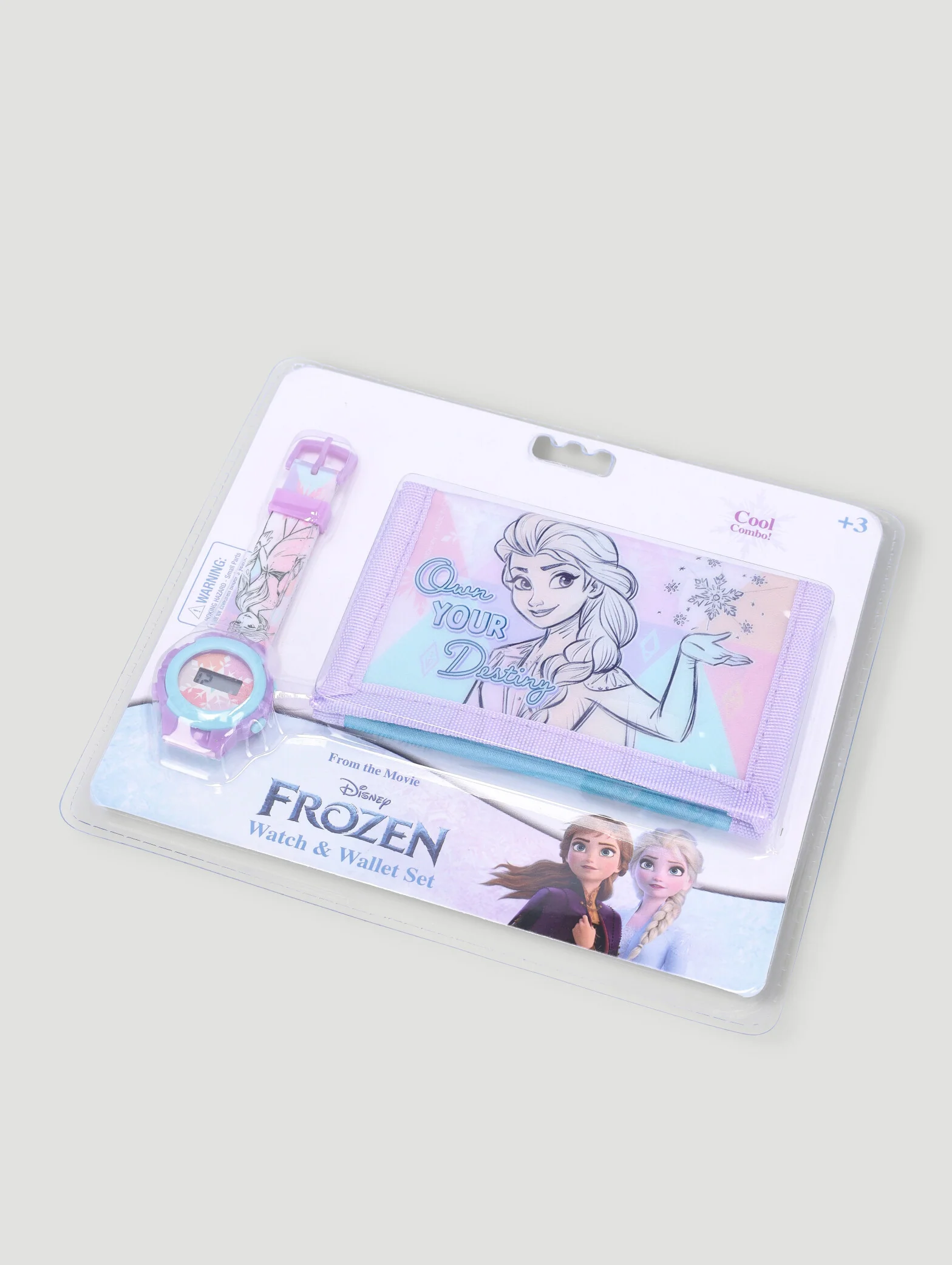 Pre-Girls Frozen Watch Wallet Set - Lilac - Image 2