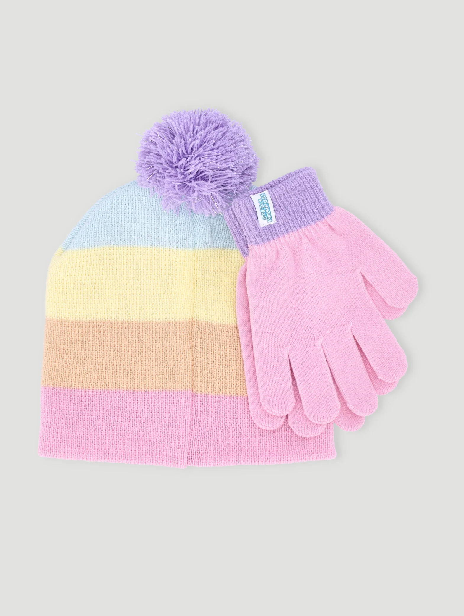 Pre-Girls Gabby's Dollhouse Beanie & Glove Set - Multi - Image 3