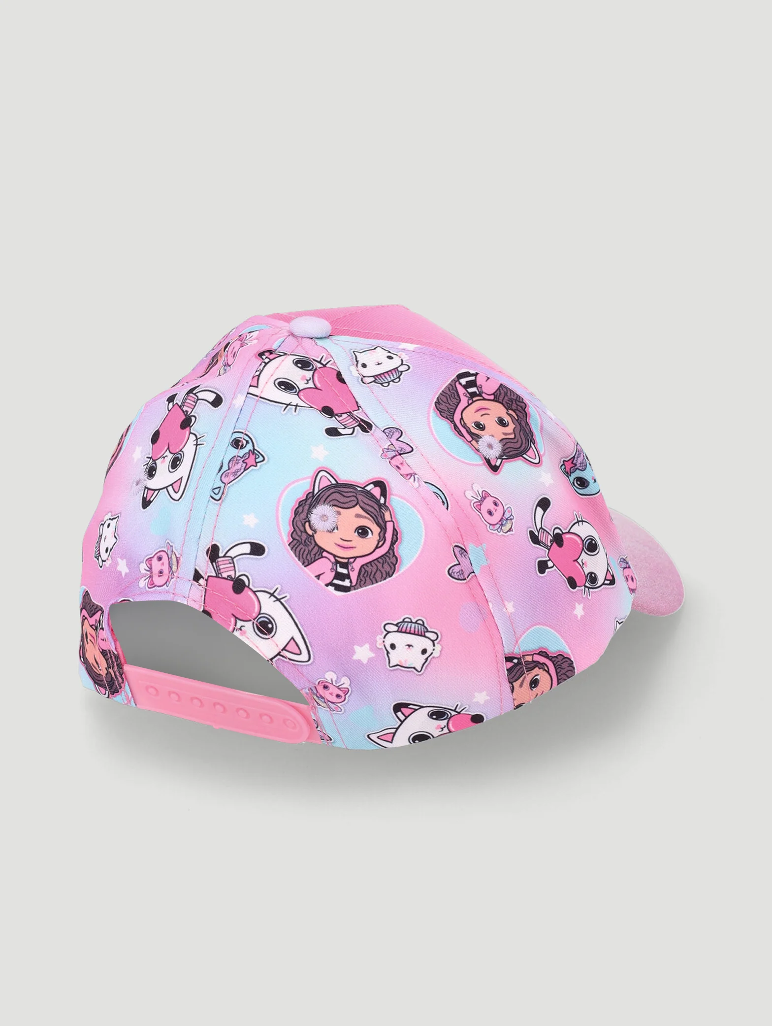 Pre-Girls Gabby's Dollhouse Glitter Peak Cap - Pink - Image 2